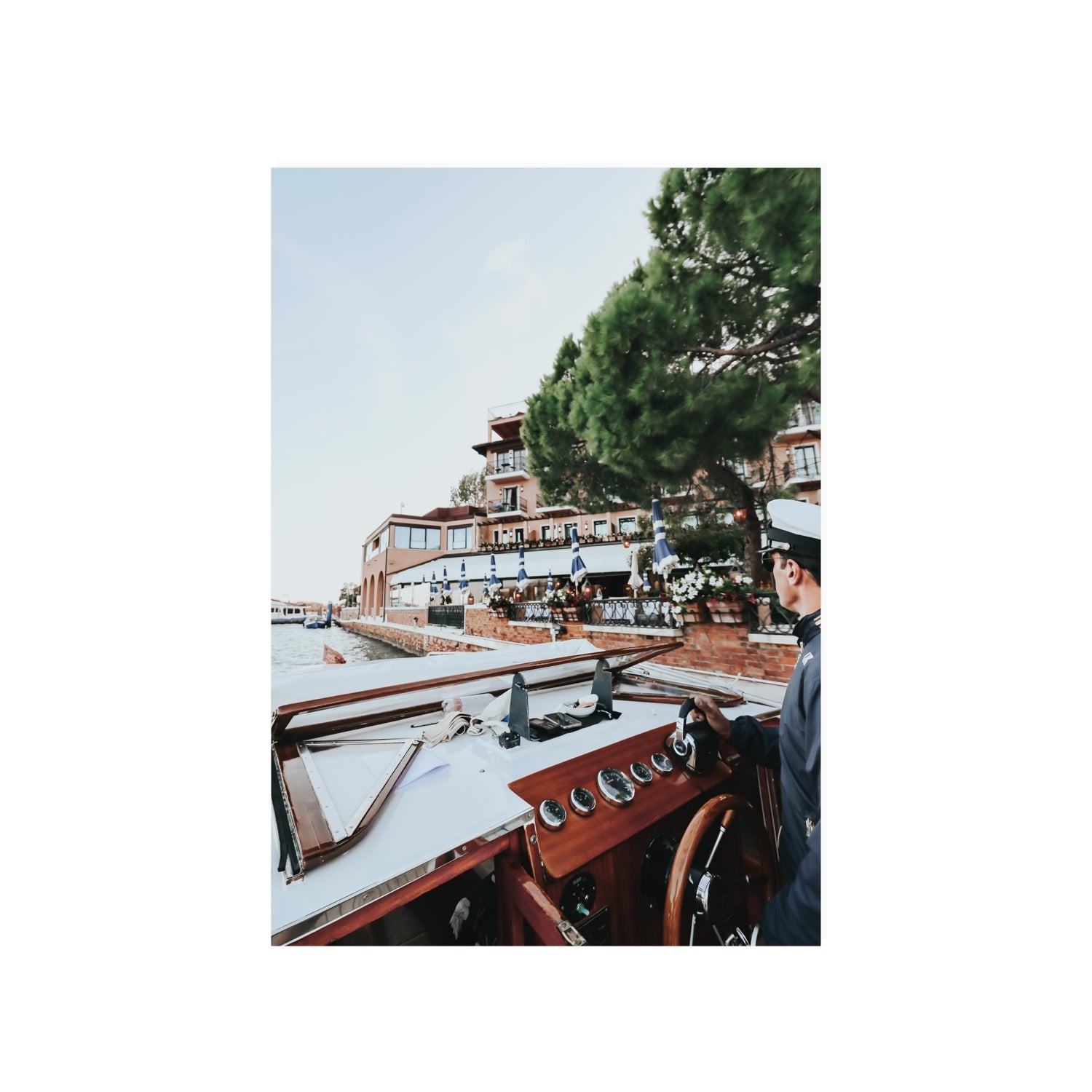 The Driver Venice Canal Italian wall art A1, 84.1 x 59.4 cm unframed fine art print
