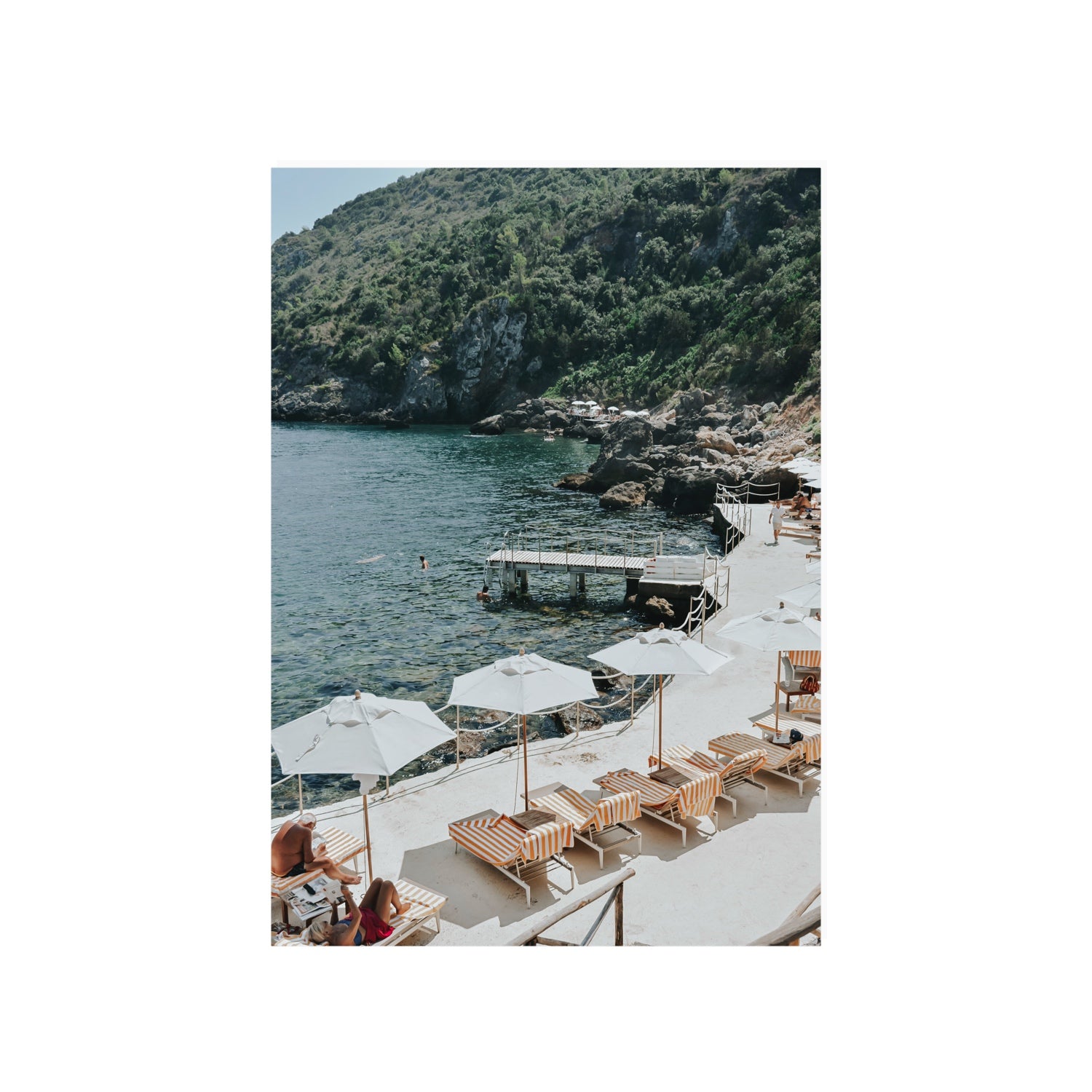 Always Better Together Tuscany coastal Italian wall art A1, 84.1 x 59.4 cm unframed fine art print