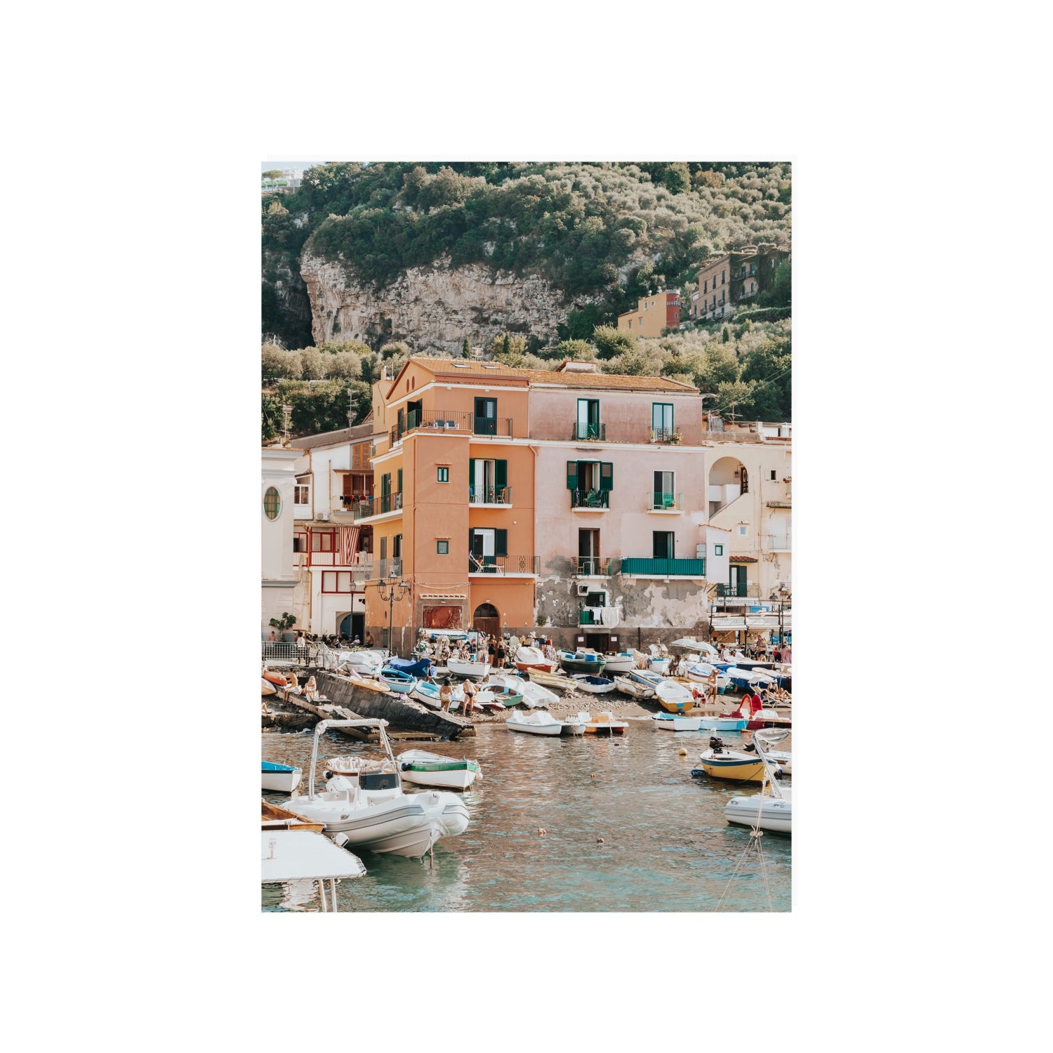 Boatyard Bliss fine art print, Sorrento, Italy, A1 · 84.1 x 59.4 cm, Unframed, Fine Art Print