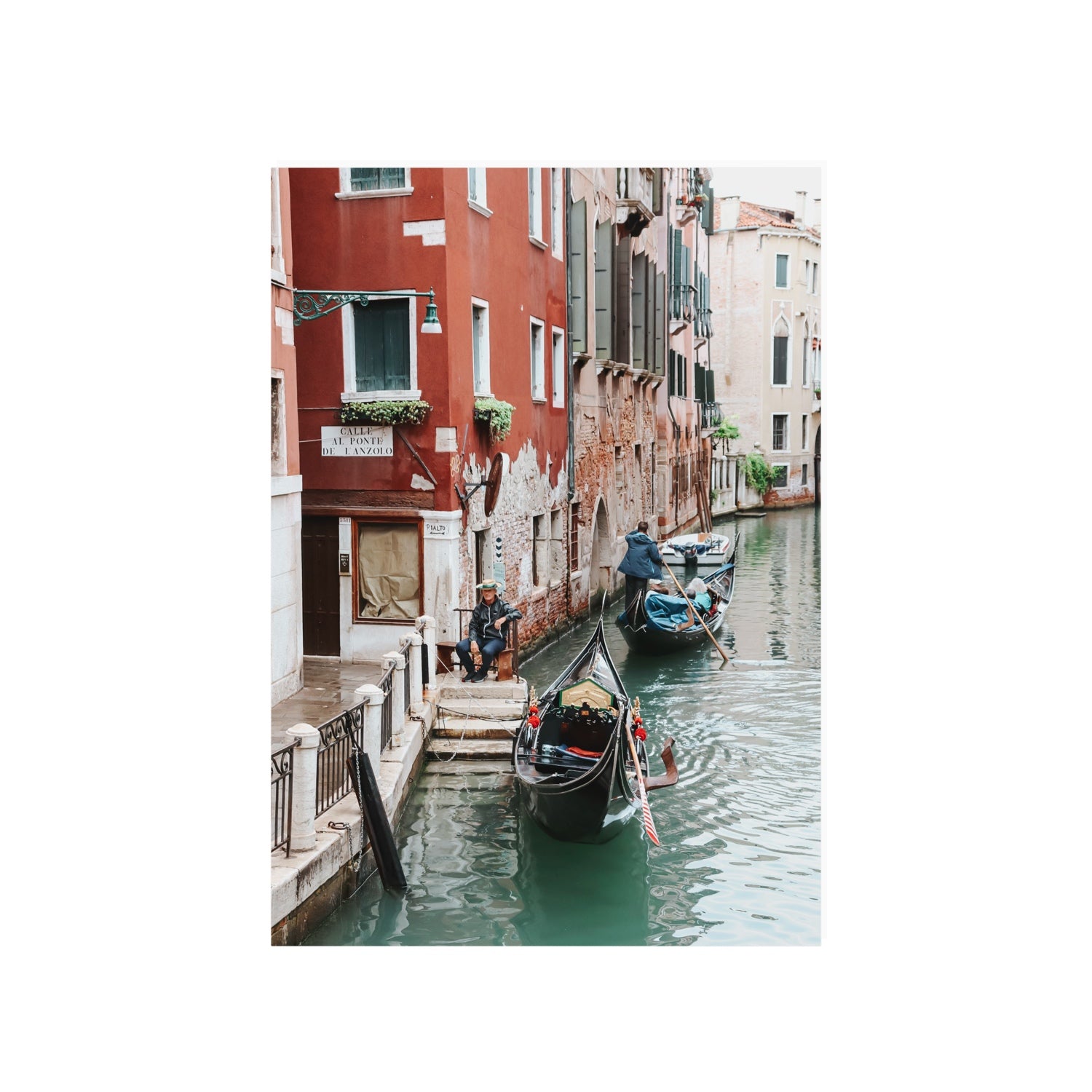 The Merchant Venice Canal Italian wall art A1, 84.1 x 59.4 cm unframed fine art print