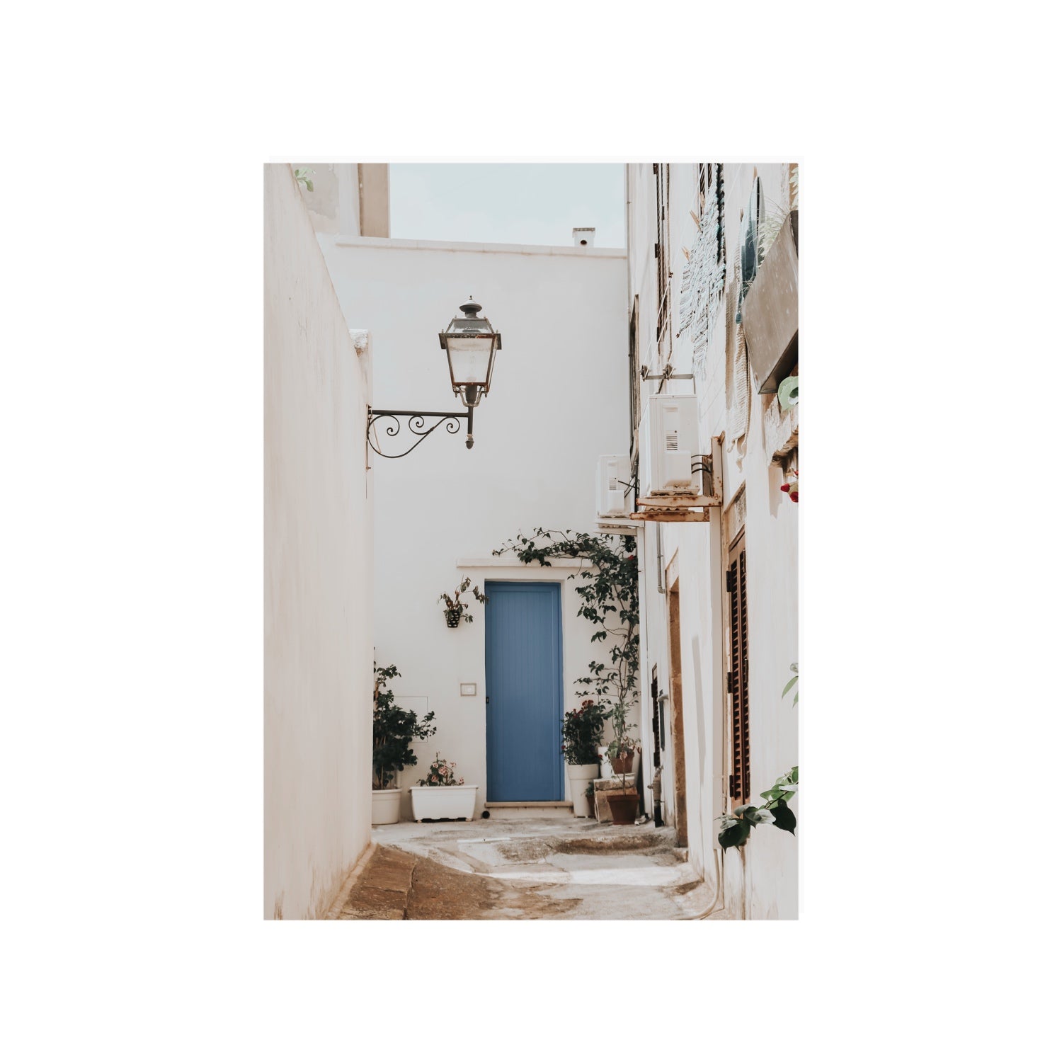 Entry Envy Puglia Ostuni wall art A1, 84.1 x 59.4 cm unframed fine art print