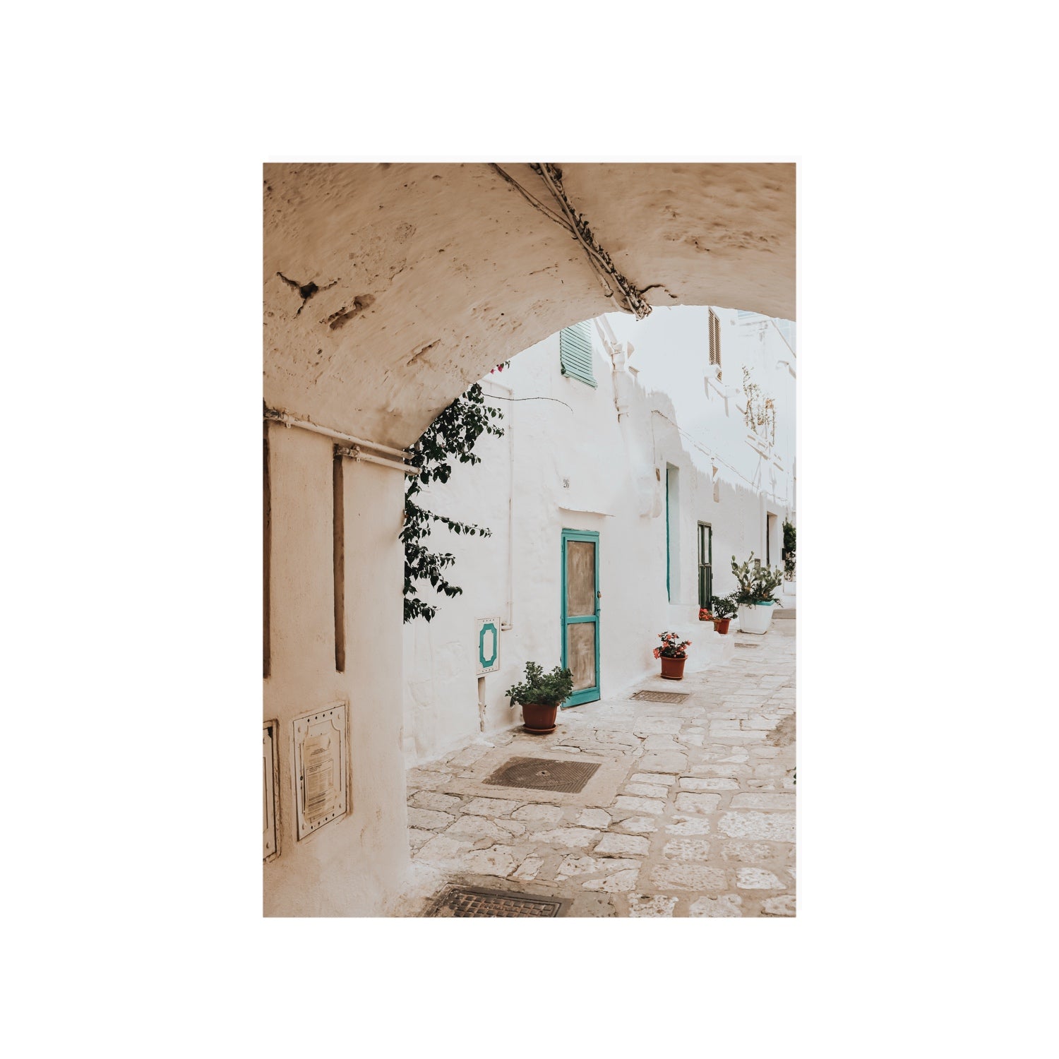 La Citta Bianca Puglia La Città Bianca wall art A1, 84.1 x 59.4 cm unframed fine art print