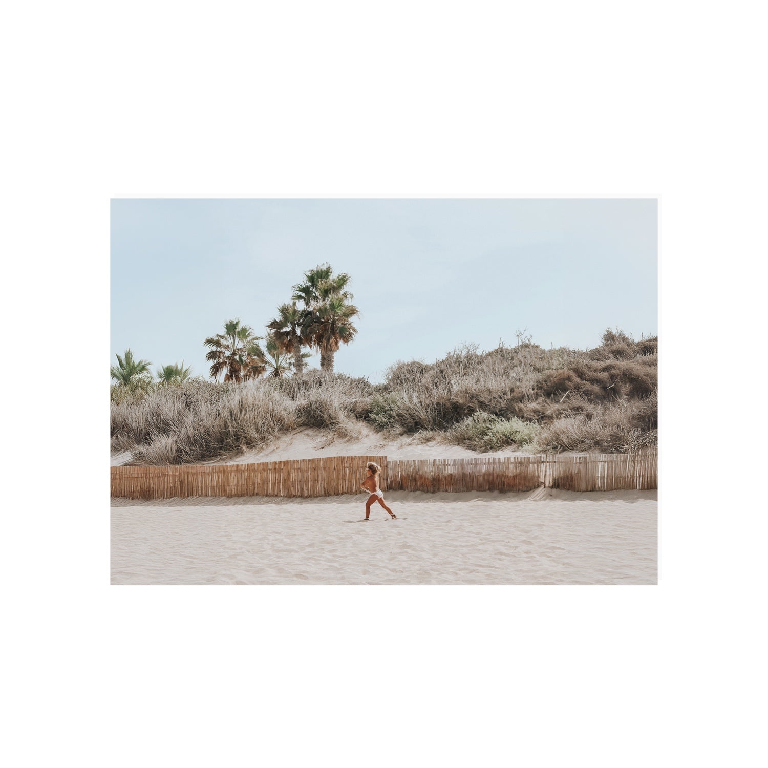Ragazza Da Spiaggia Puglia beach Italian fine art print A1, 84.1 x 59.4 cm unframed fine art print