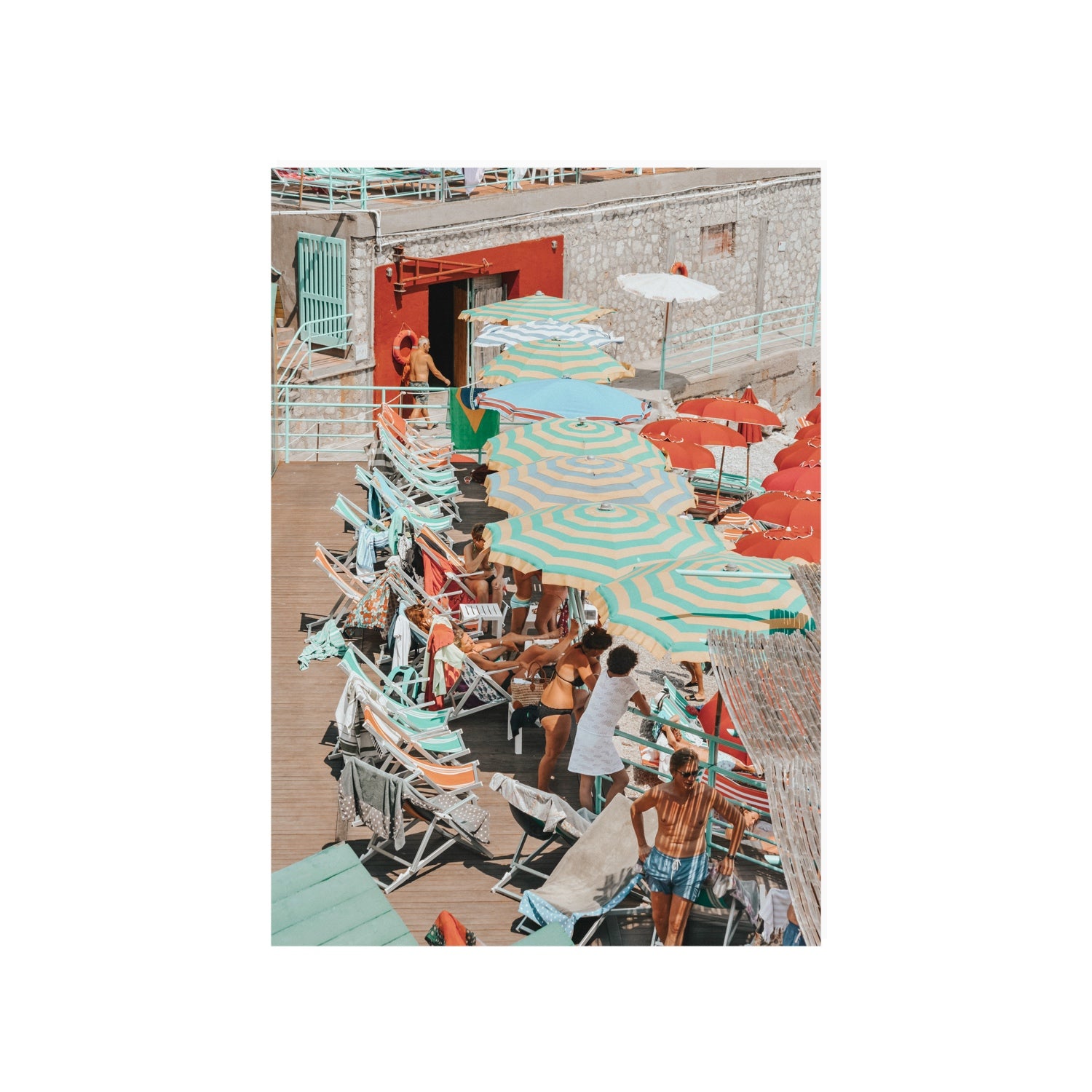 Colourful Canopy fine art print, Capri, Italy, A1 · 84.1 x 59.4 cm, Unframed, Fine Art Print