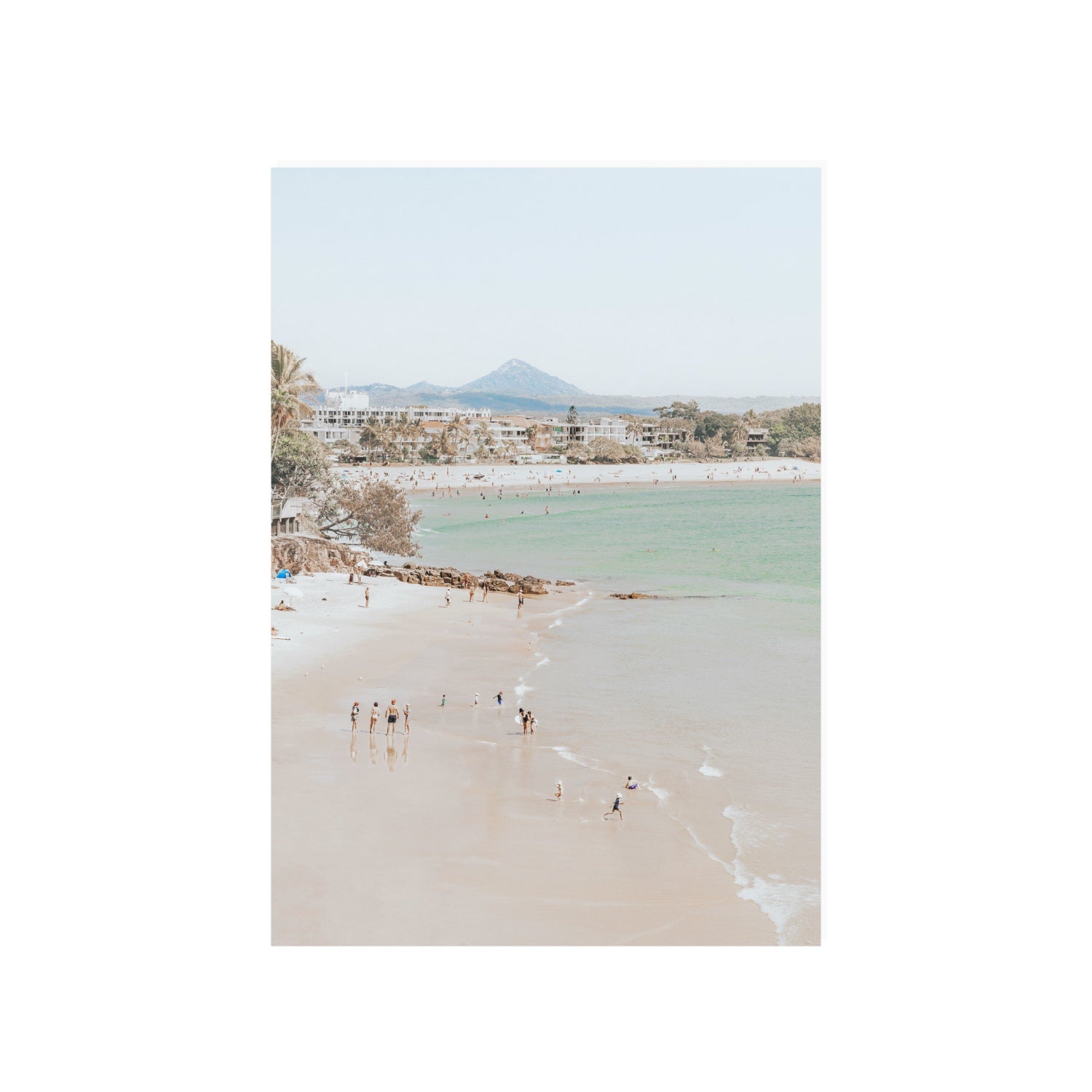 Little Cove Shallows fine art print, Noosa, Australia, coastal scenes artwork, A1 · 84.1 x 59.4 cm, Unframed, Fine Art Print
