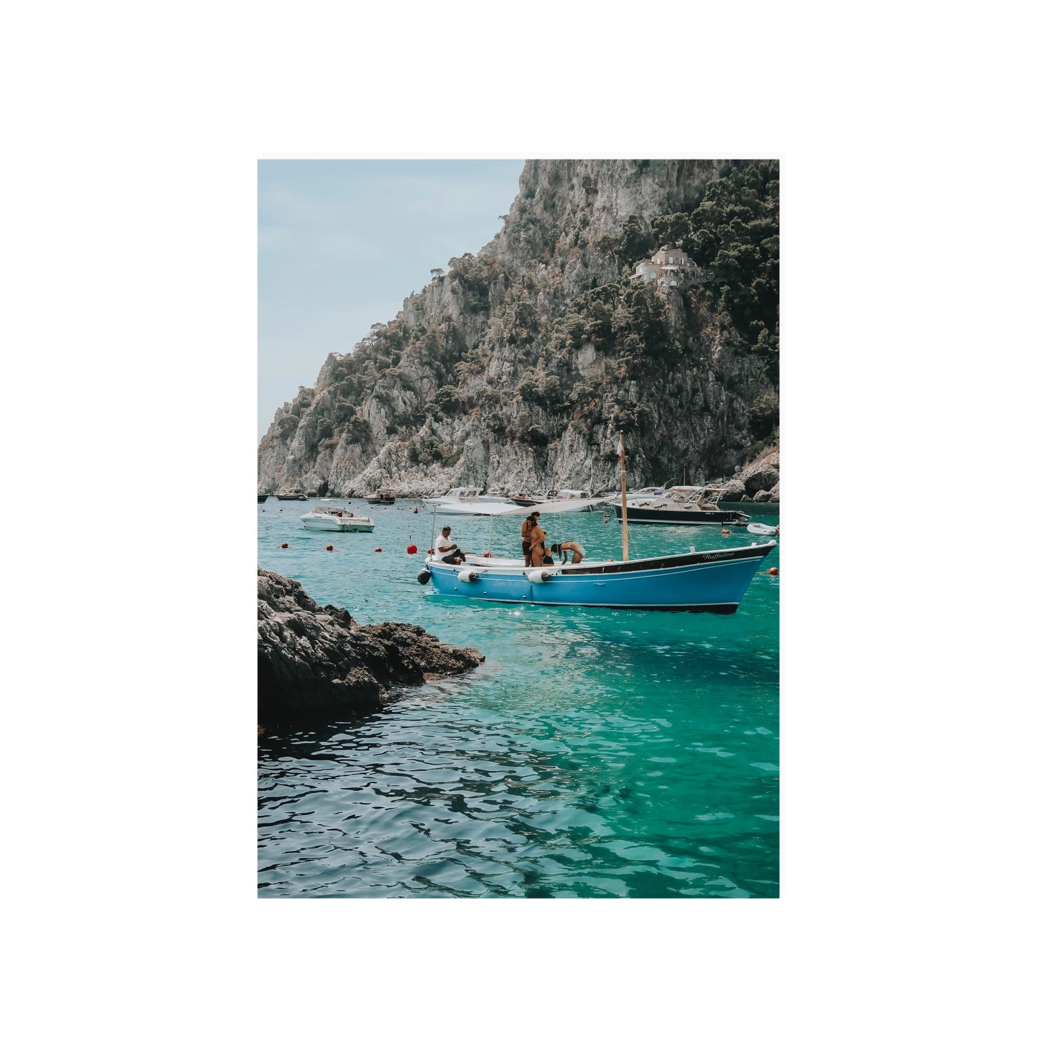 Emerald Escape fine art print, Capri, Italy, A1 · 84.1 x 59.4 cm, Unframed, Fine Art Print