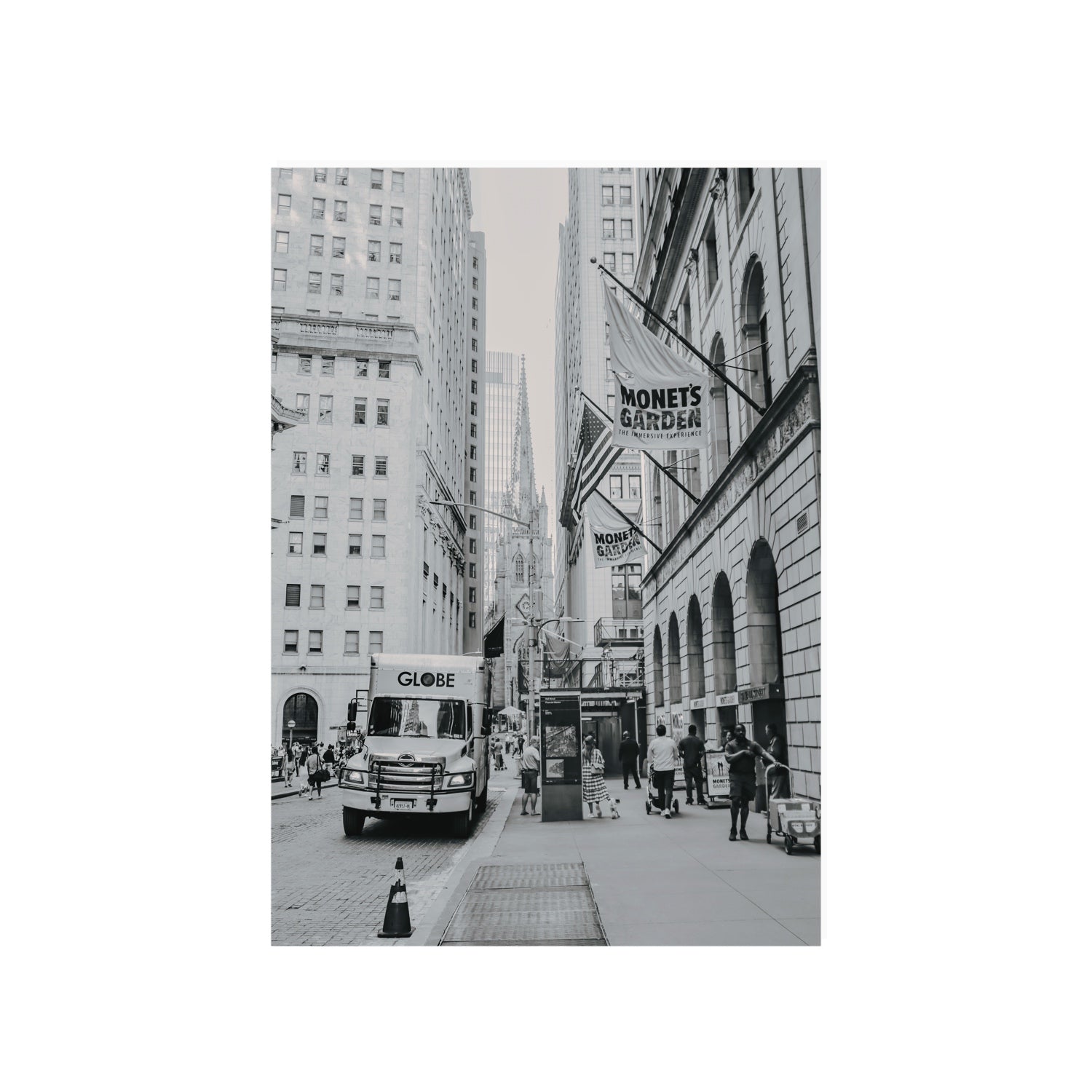 Metropolitan Monotone New York NYC Black & White wall art A1, 84.1 x 59.4 cm unframed fine art print