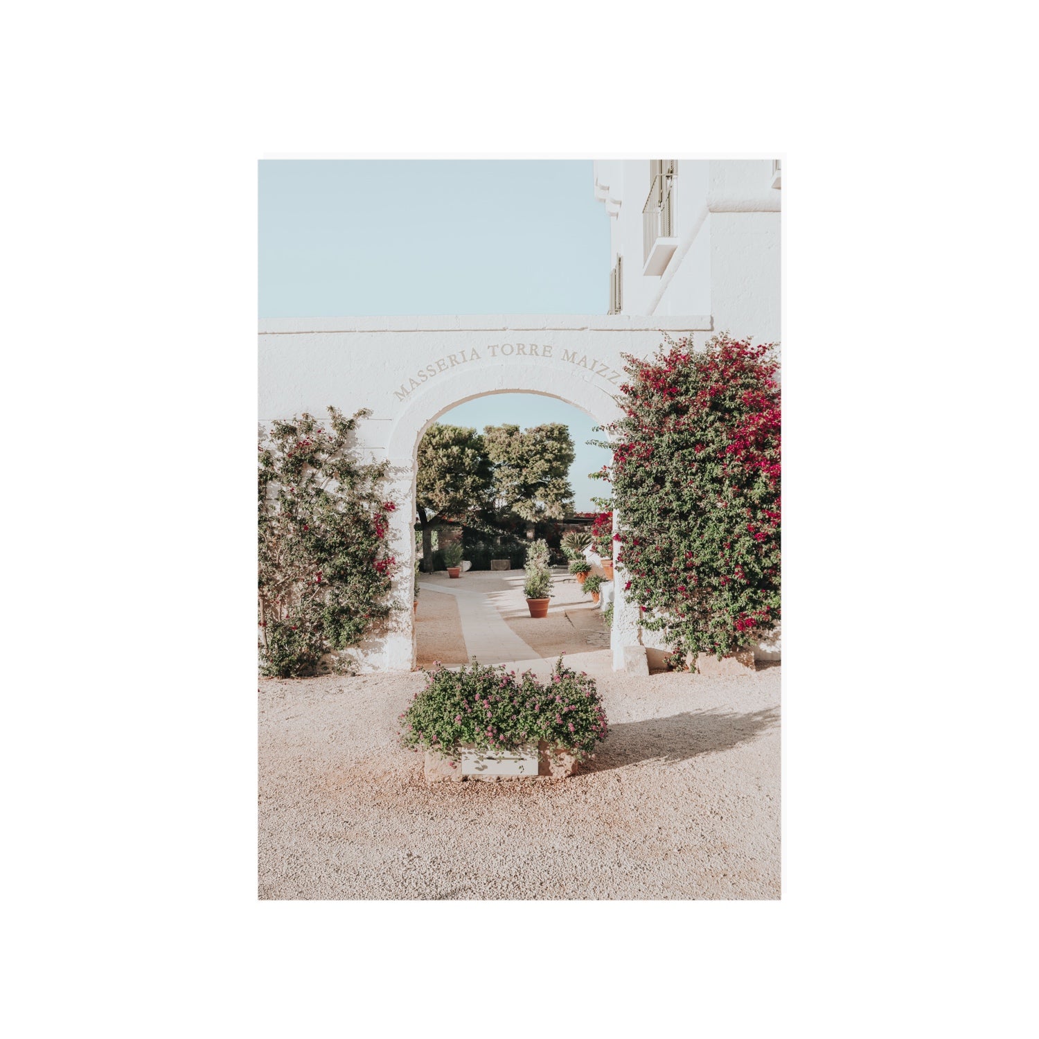 Torre Maizza Puglia Italian wall art A1, 84.1 x 59.4 cm unframed fine art print