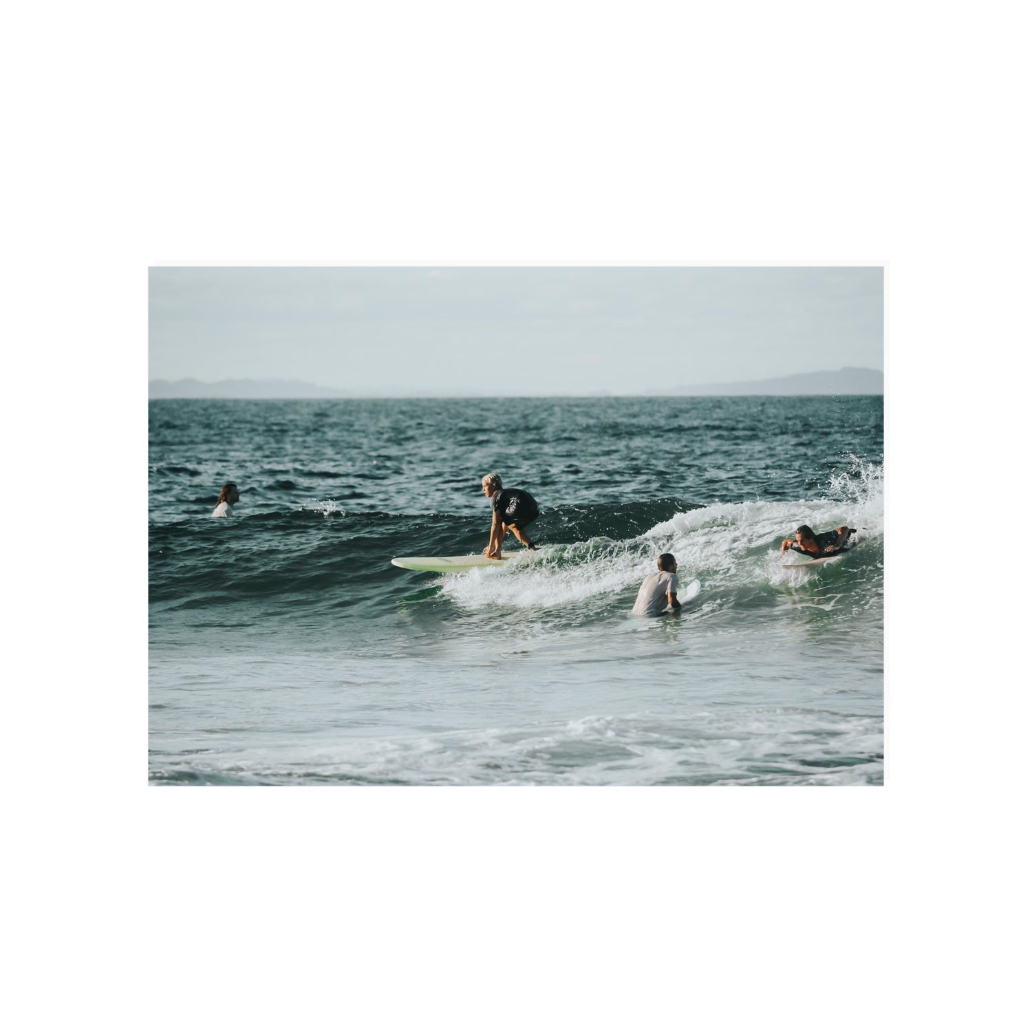 The Boys of Summer Byron Bay Surf coastal wall art A1, 84.1 x 59.4 cm unframed fine art print