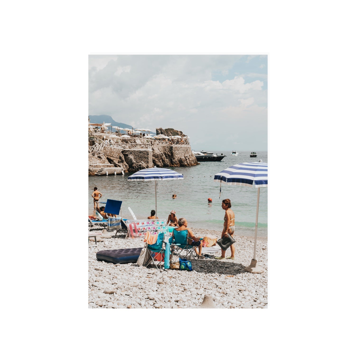 Couple Goals Nerano Amalfi Coast coastal wall art A1, 84.1 x 59.4 cm unframed fine art print