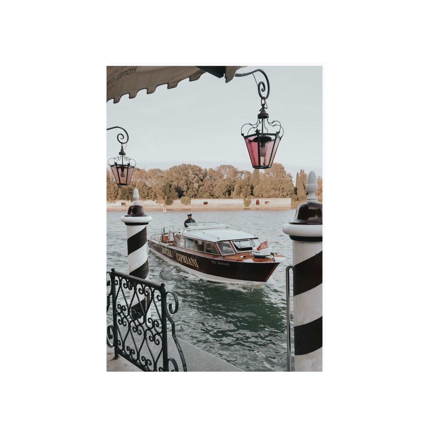 Taxi Shuttle Venice wall art A1, 84.1 x 59.4 cm unframed fine art print