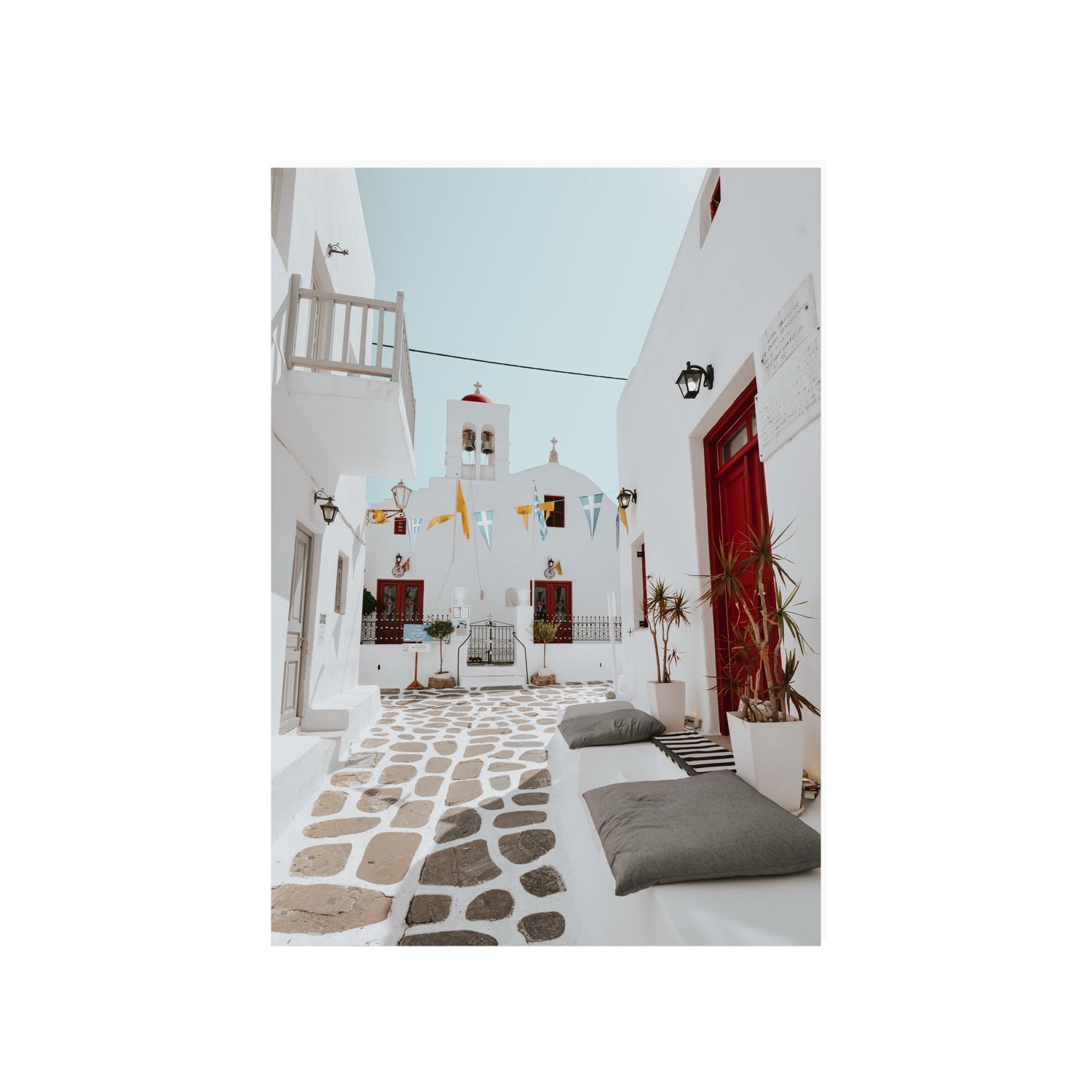 Cycladic Charm fine art print, Mykonos, Greece, A1 · 84.1 x 59.4 cm, Unframed, Fine Art Print