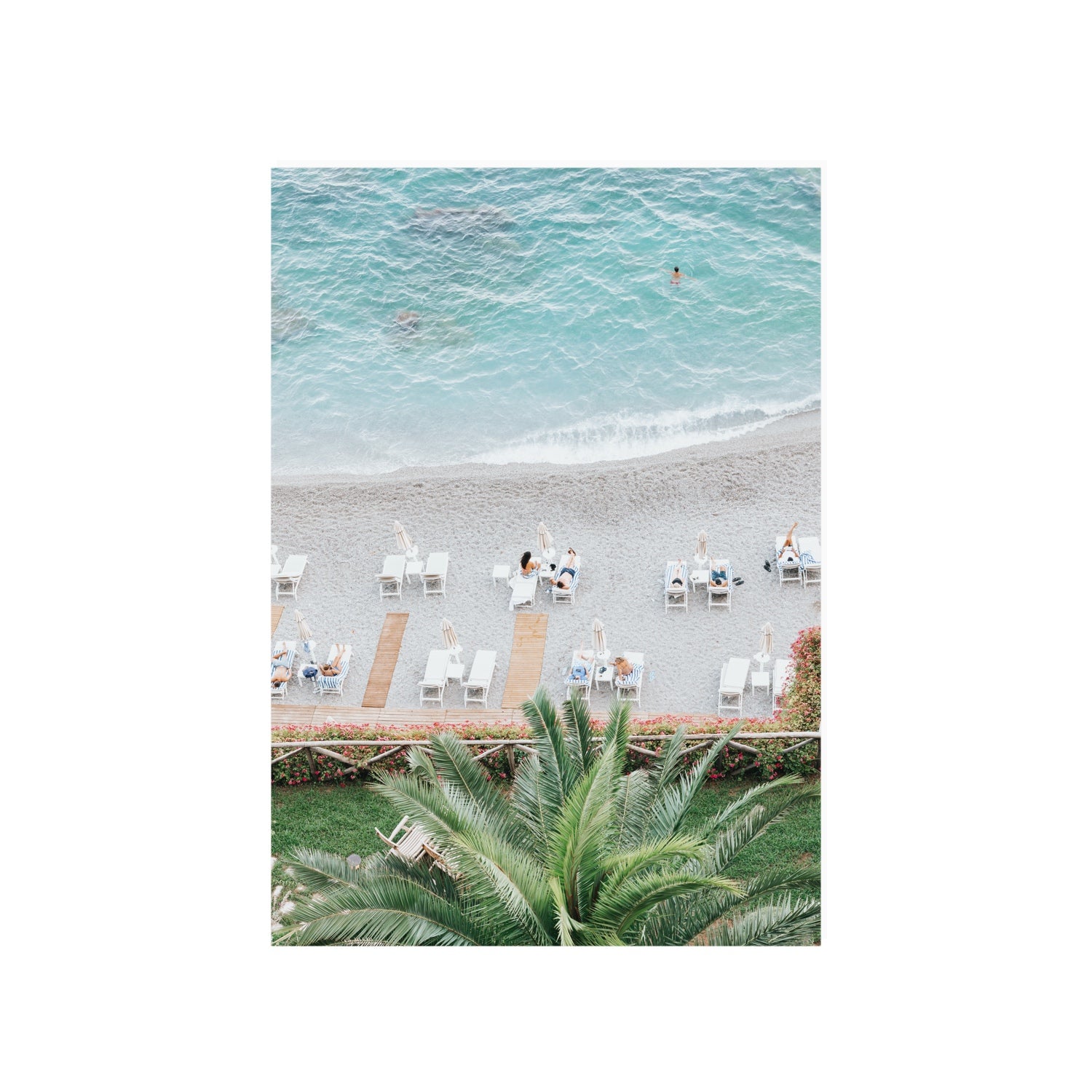 Paradiso Amalfi Mediterranean wall art A1, 84.1 x 59.4 cm unframed fine art print