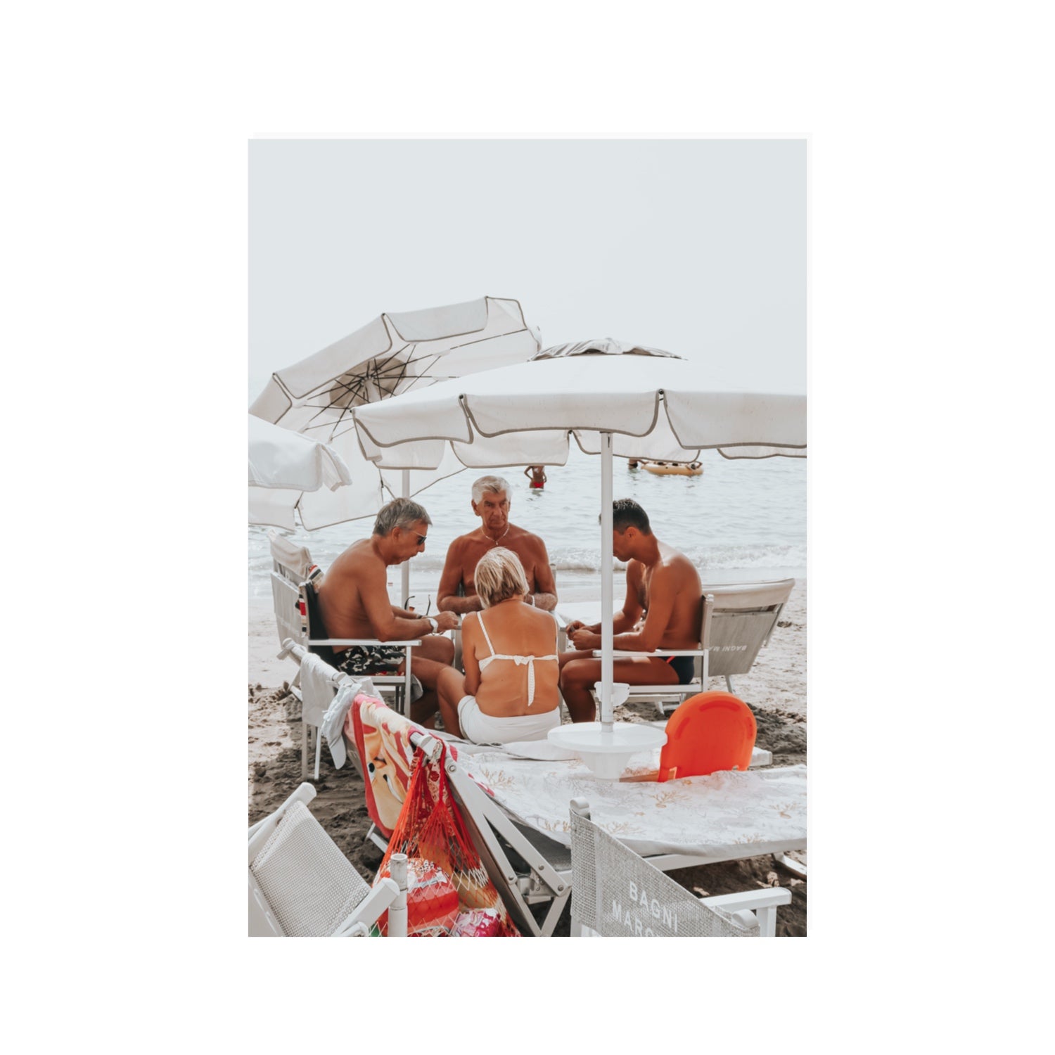 Luck Of The Draw fine art print, Alassio, Italy, 100 x 70 cm, Unframed, Fine Art Print