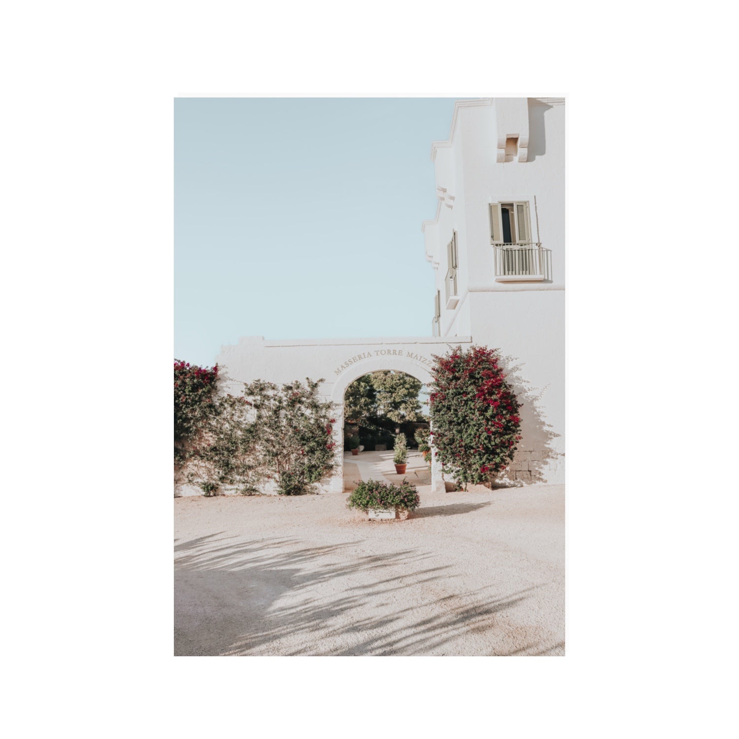 Villa Retreat fine art print, Puglia, Italy, 100 x 70 cm, Unframed, Fine Art Print