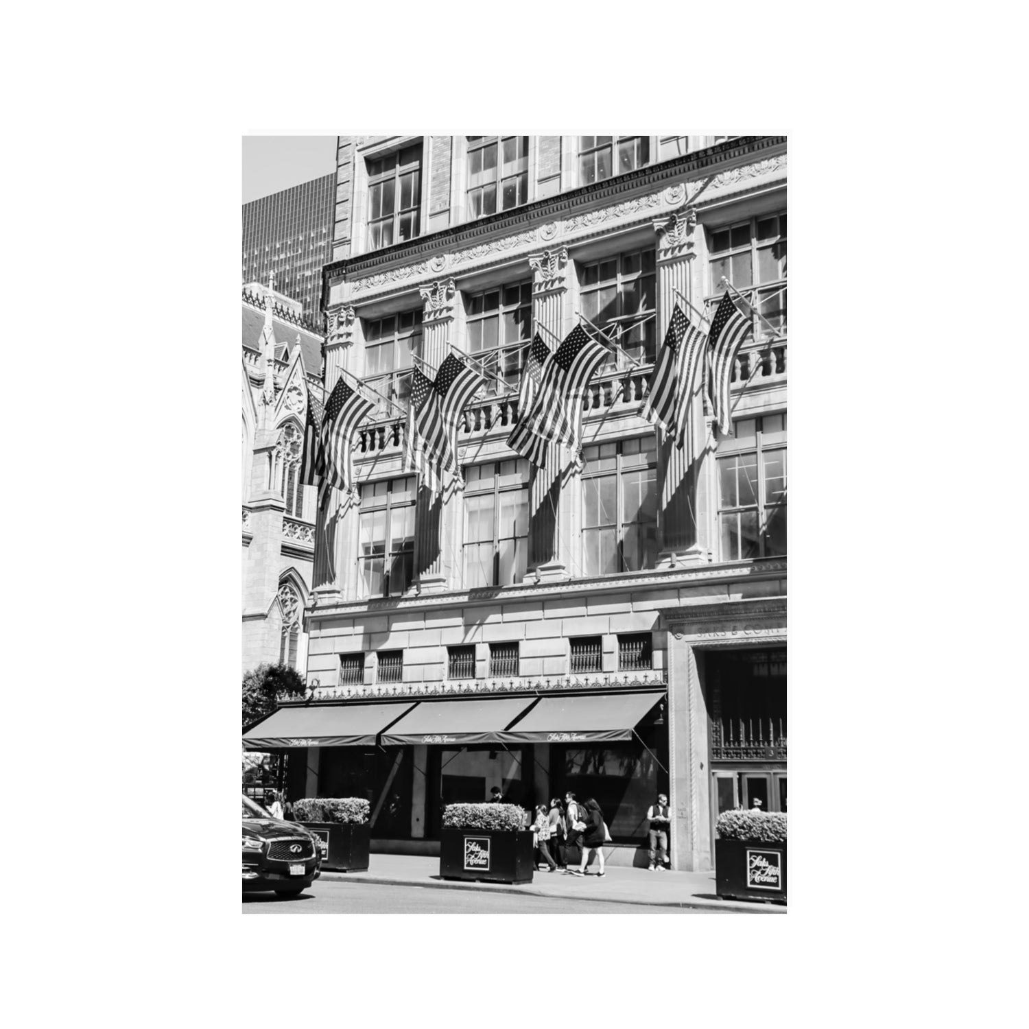 Luxury On Fifth fine art print, New York, United States, 100 x 70 cm, Unframed, Fine Art Print
