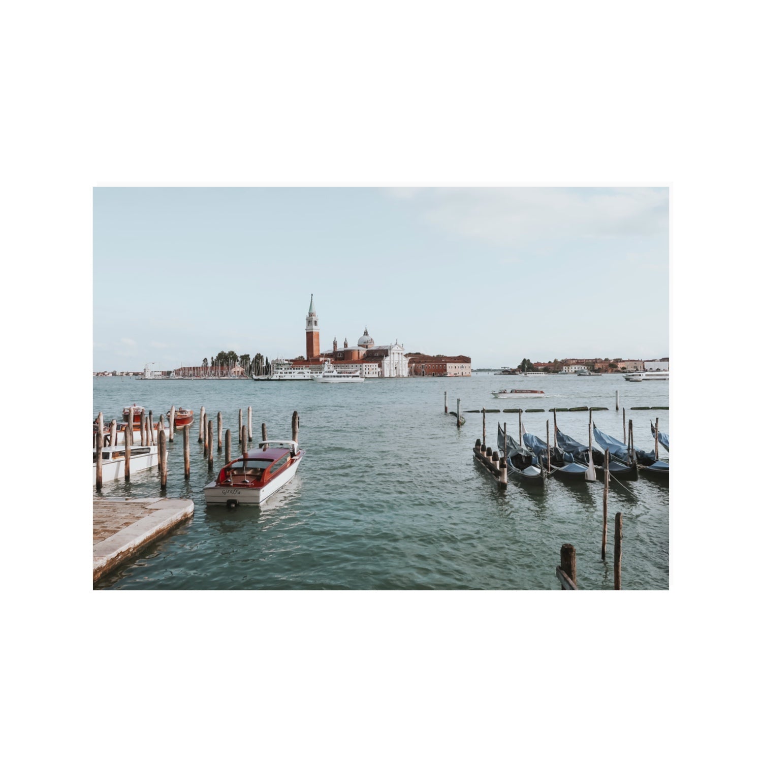 Venetian Waterscape Venice Italian art print 100 x 70 cm unframed fine art print