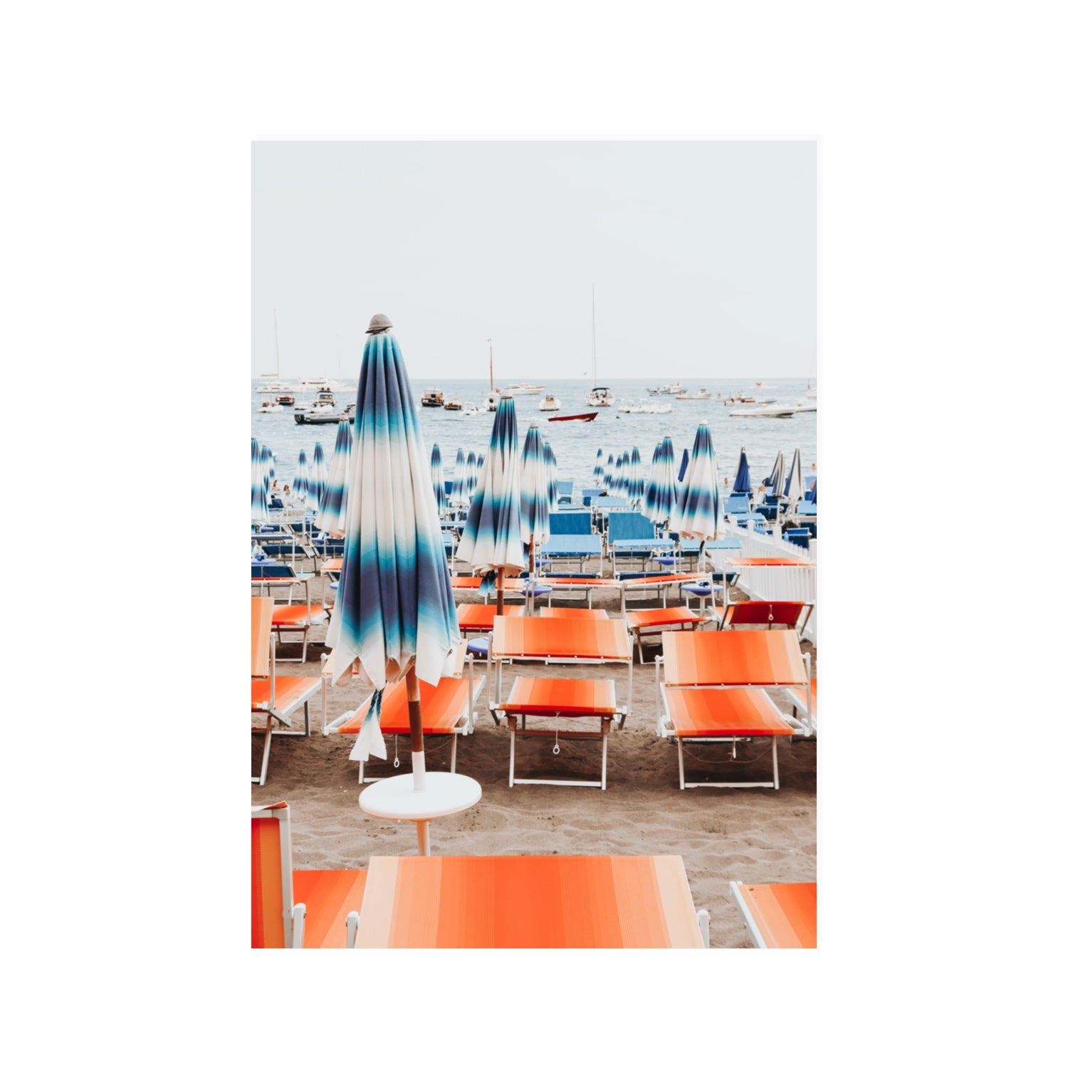 Orange Crush fine art print, Positano, Italy, 100 x 70 cm, Unframed, Fine Art Print