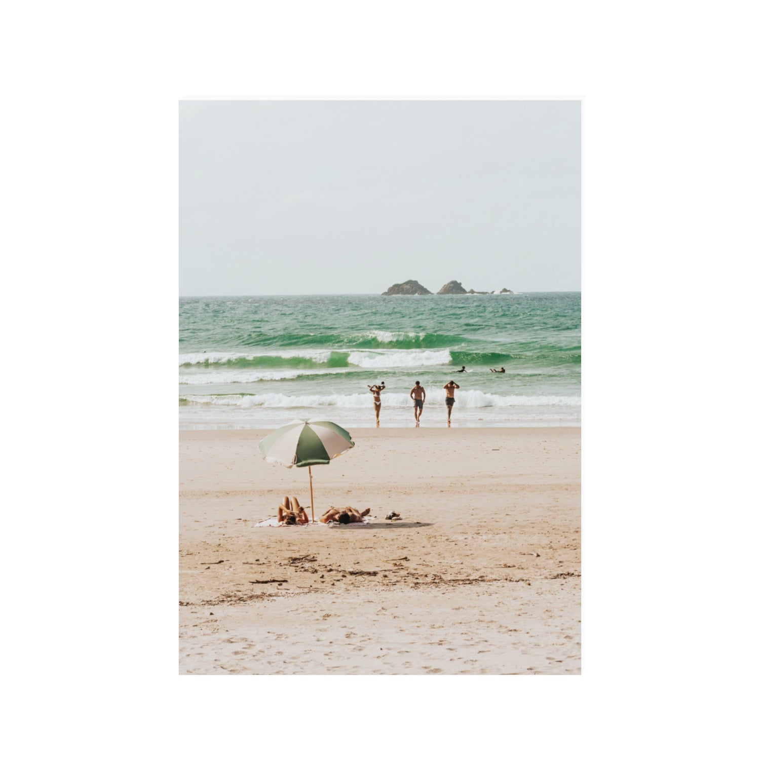 Escape The Ordinary Byron Bay coastal decor wall art 100 x 70 cm unframed fine art print
