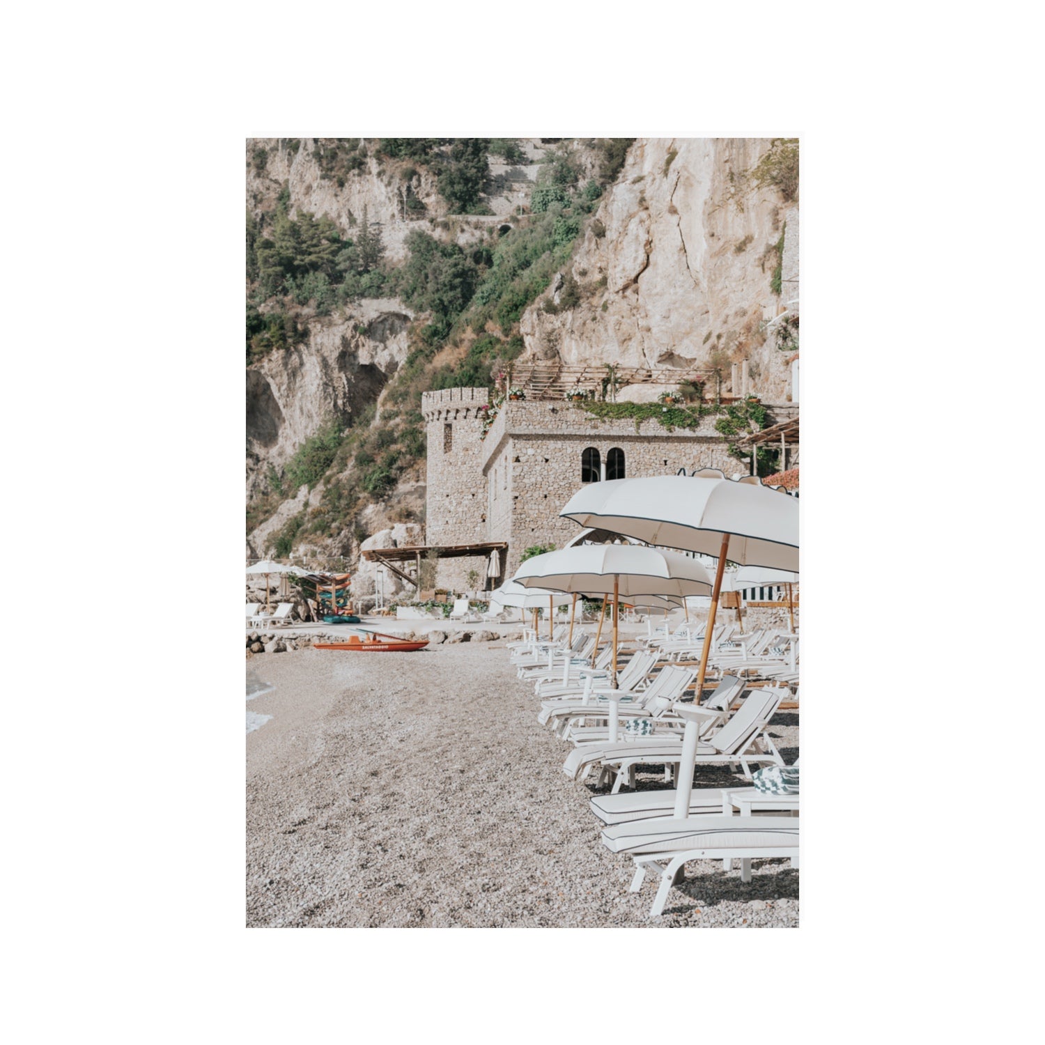 La Villeggiatura fine art print, Amalfi, Italy, luxury escapes artwork, 100 x 70 cm, Unframed, Fine Art Print
