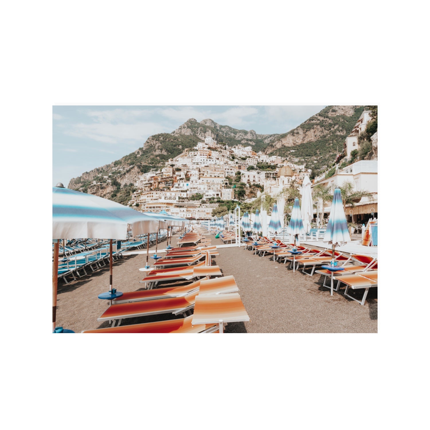 Spiaggia Grande fine art print, Positano, Italy, 100 x 70 cm, Unframed, Fine Art Print