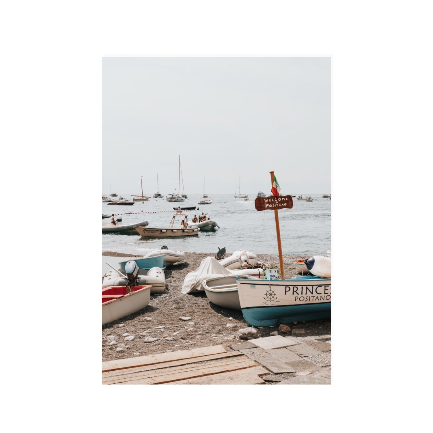 Coming Home fine art print, Positano, Italy, 100 x 70 cm, Unframed, Fine Art Print