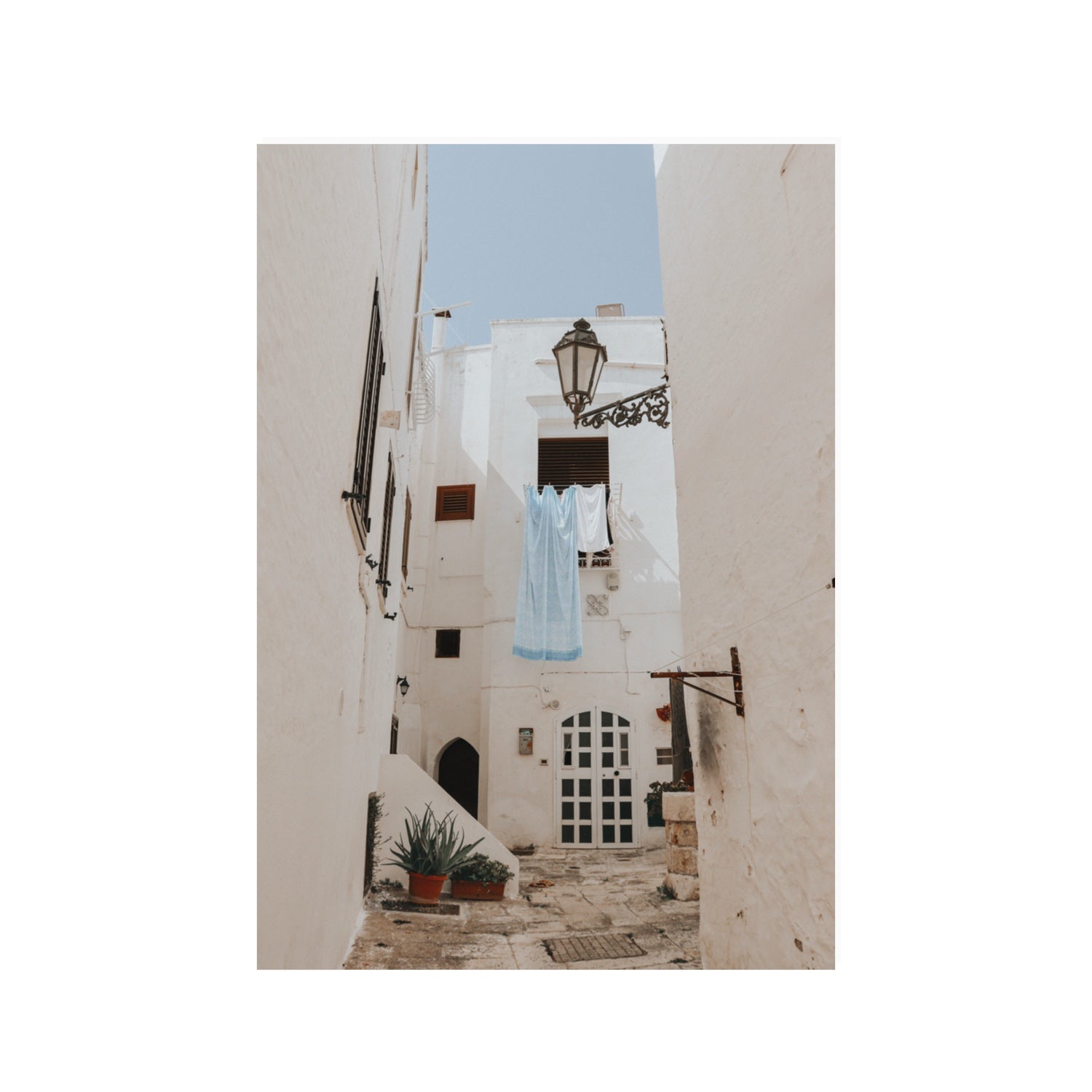 Laundry Day fine art print, Puglia, Italy, 100 x 70 cm, Unframed, Fine Art Print
