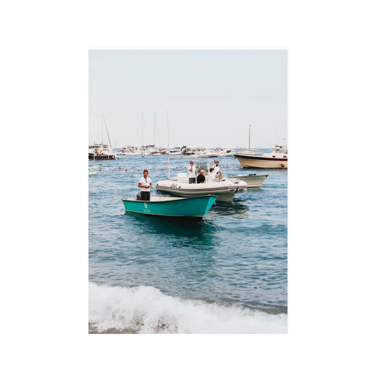 Twilight Tenders Positano wall art 100 x 70 cm unframed fine art print
