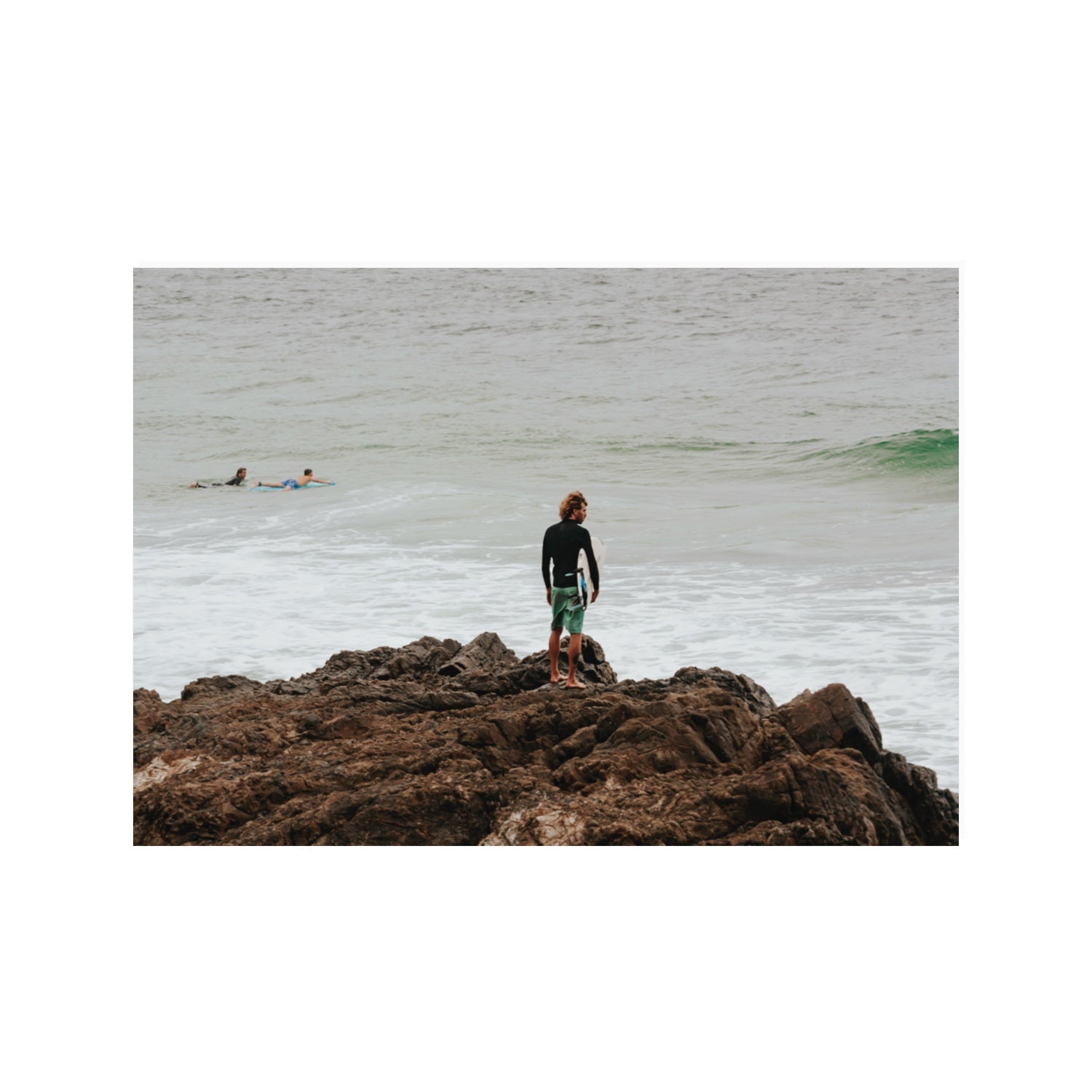 Let The Sea Set You Free Byron Bay Surf wall art 100 x 70 cm unframed fine art print