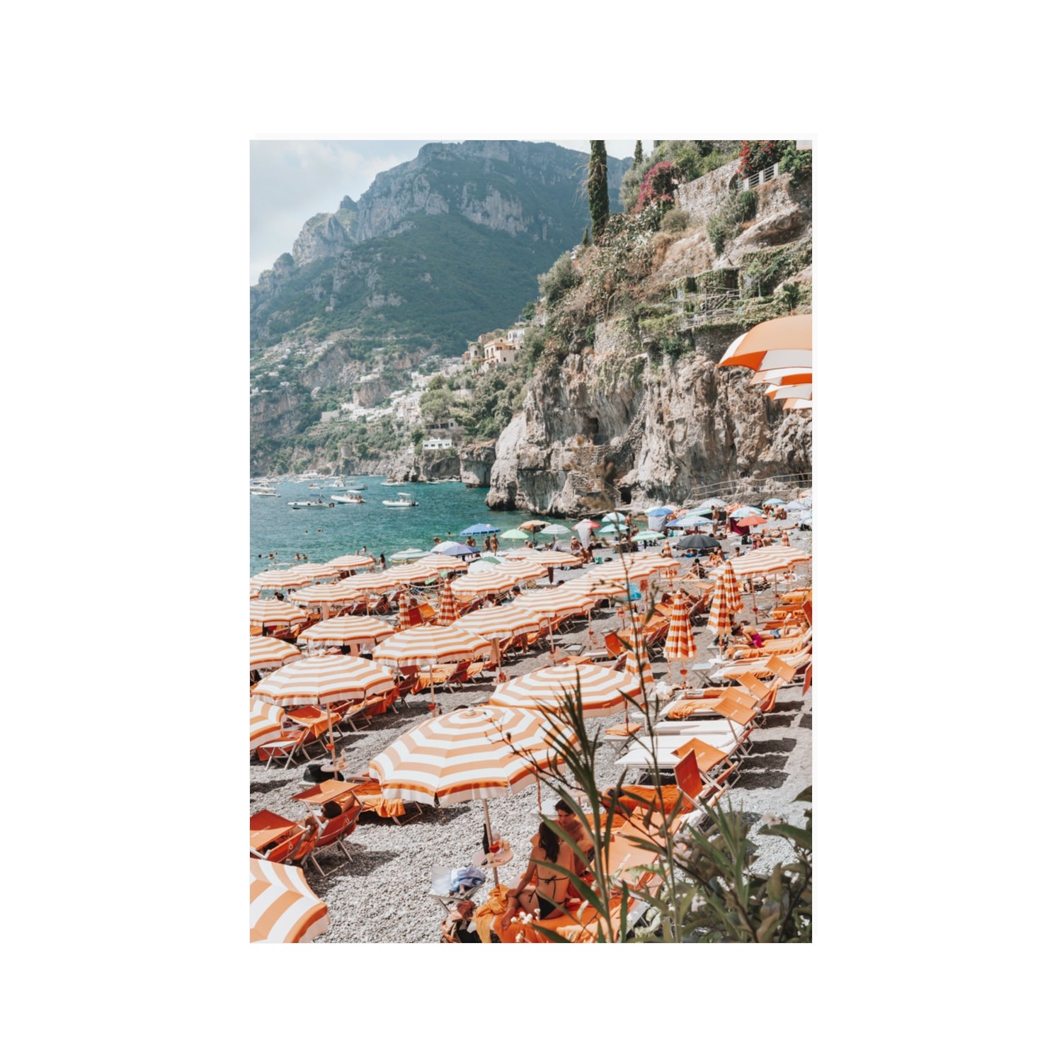 Bagni d'Arienzo Positano decor wall art 100 x 70 cm unframed fine art print