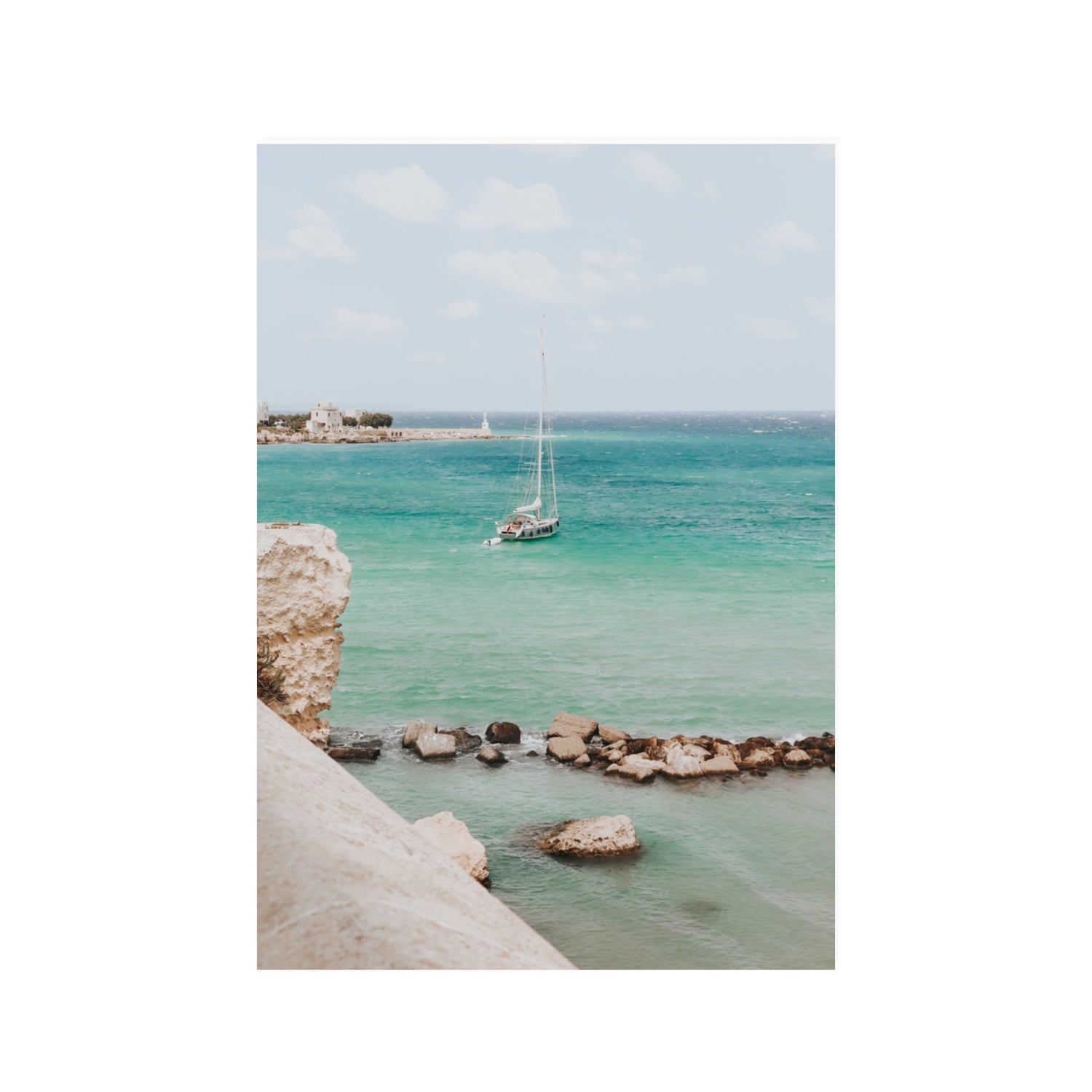 Seafarer's Dream Puglia Seafarer’s Dream coastal wall art 100 x 70 cm unframed fine art print