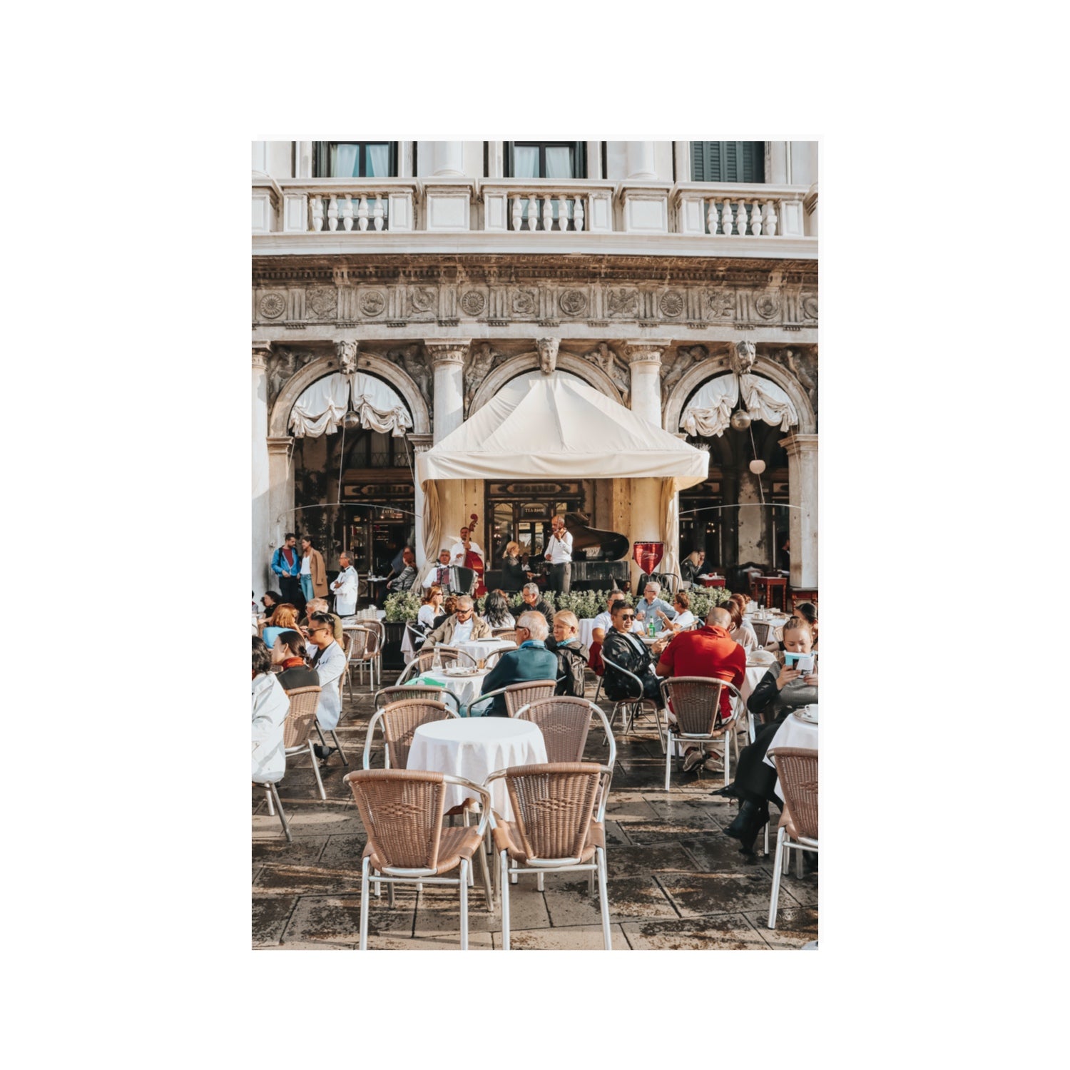 Piazza San Marco Venice Italian wall art 100 x 70 cm unframed fine art print