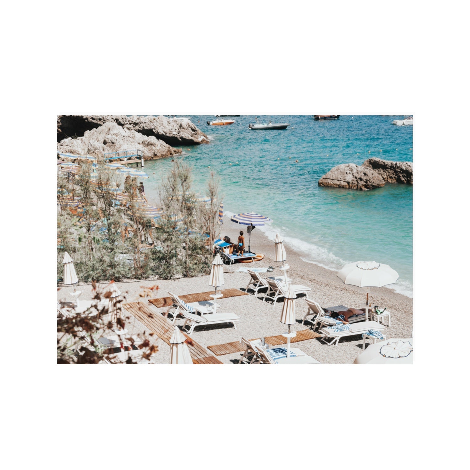 Life Could Be A Dream Amalfi wall art 100 x 70 cm unframed fine art print