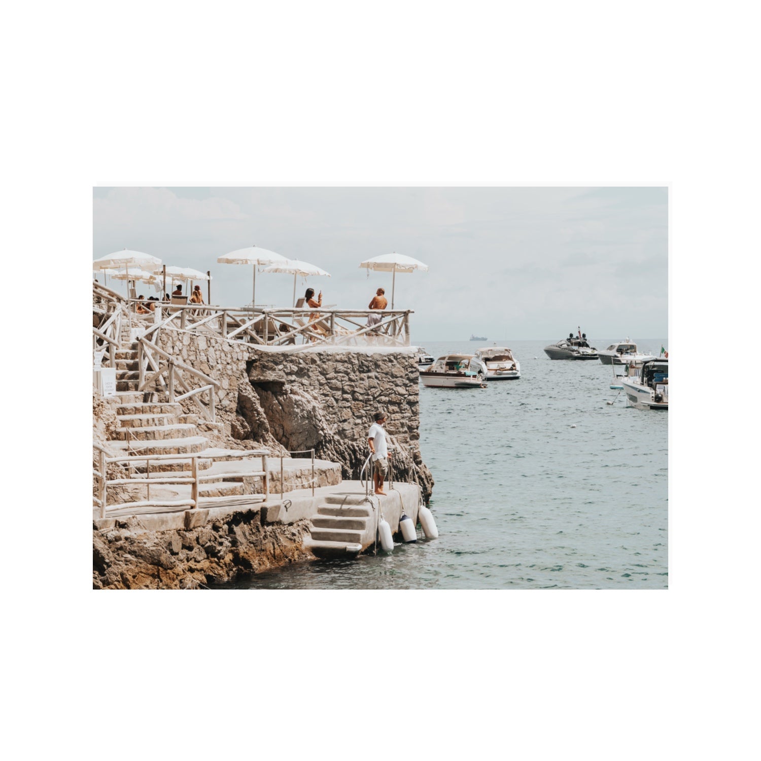 Conca Del Sogno fine art print, Nerano, Italy, 100 x 70 cm, Unframed, Fine Art Print