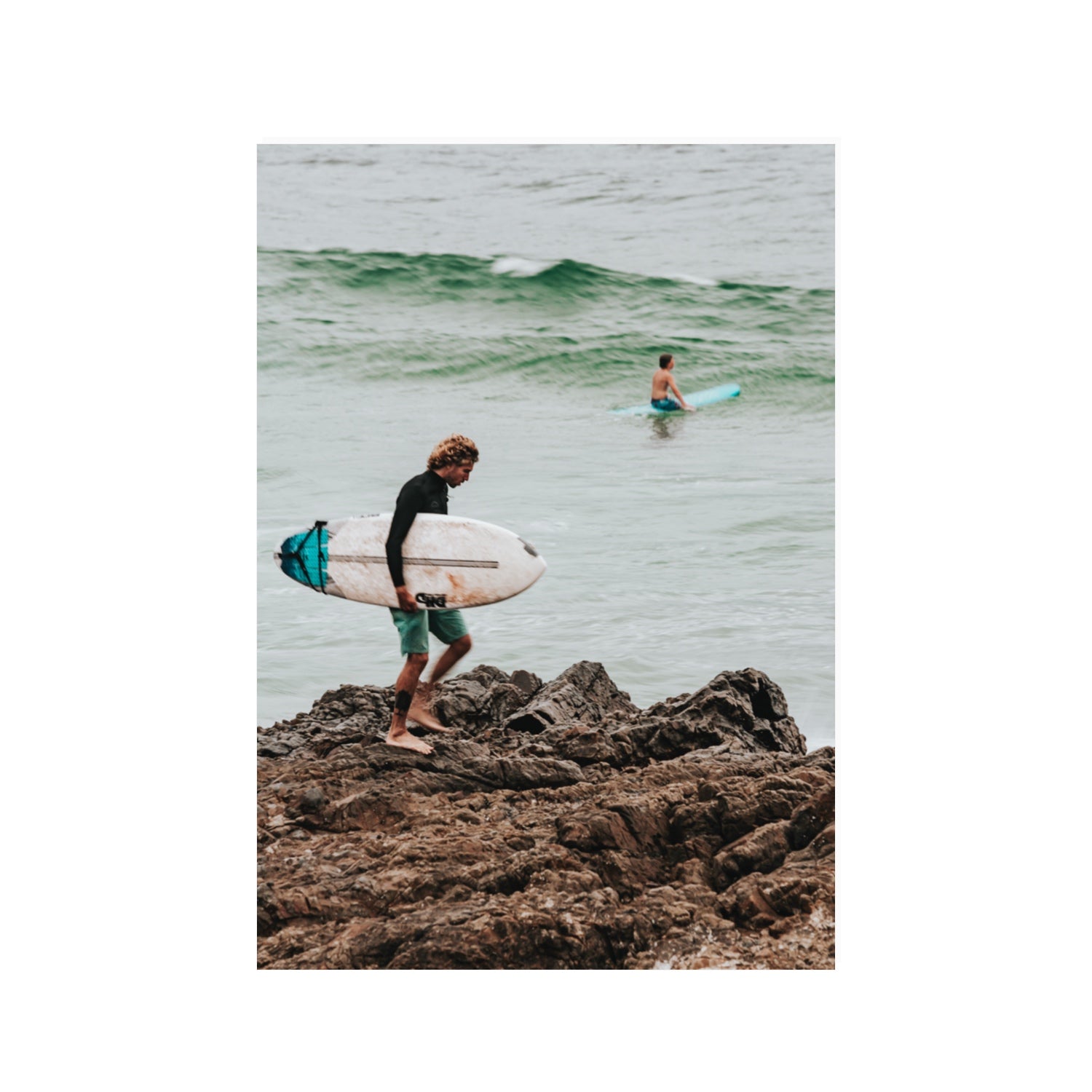 Not All Who Wander Are Lost Byron Bay Surf wall art 100 x 70 cm unframed fine art print