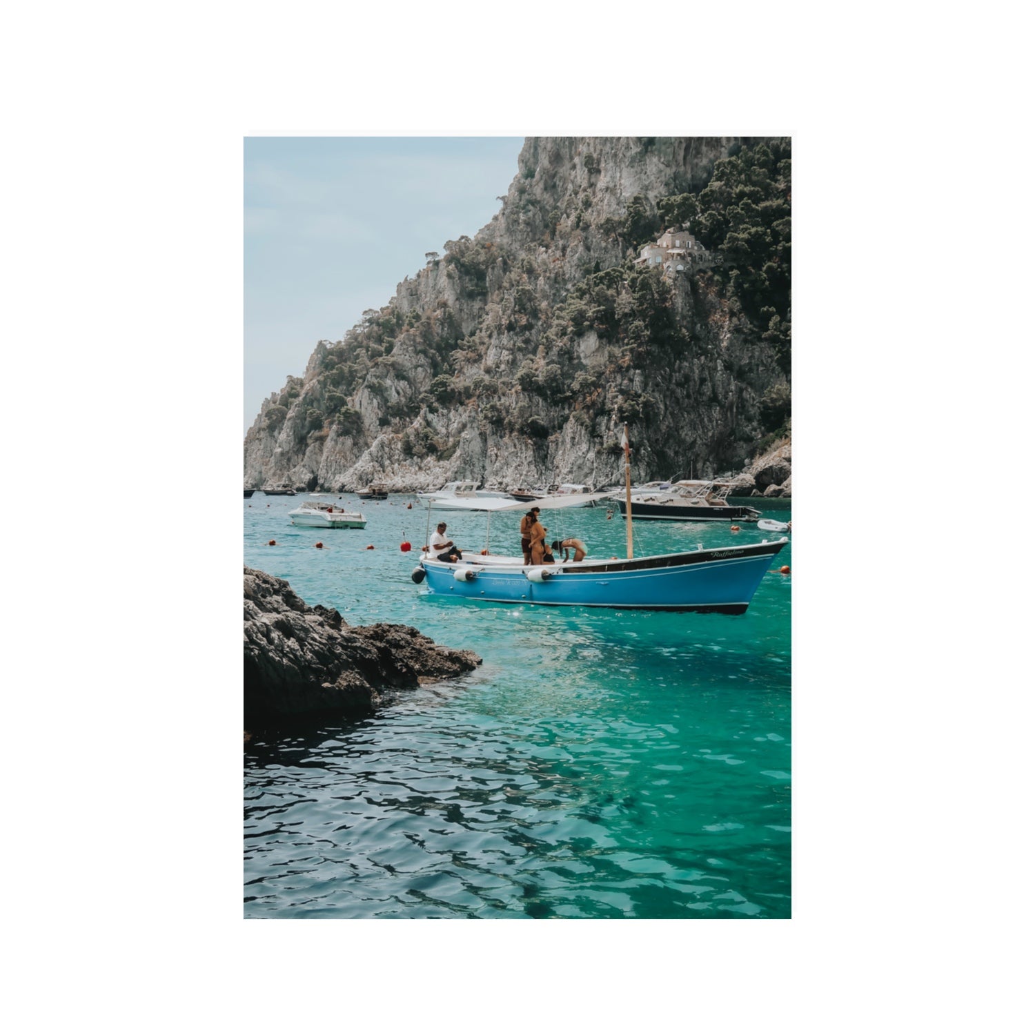 Emerald Escape fine art print, Capri, Italy, 100 x 70 cm, Unframed, Fine Art Print