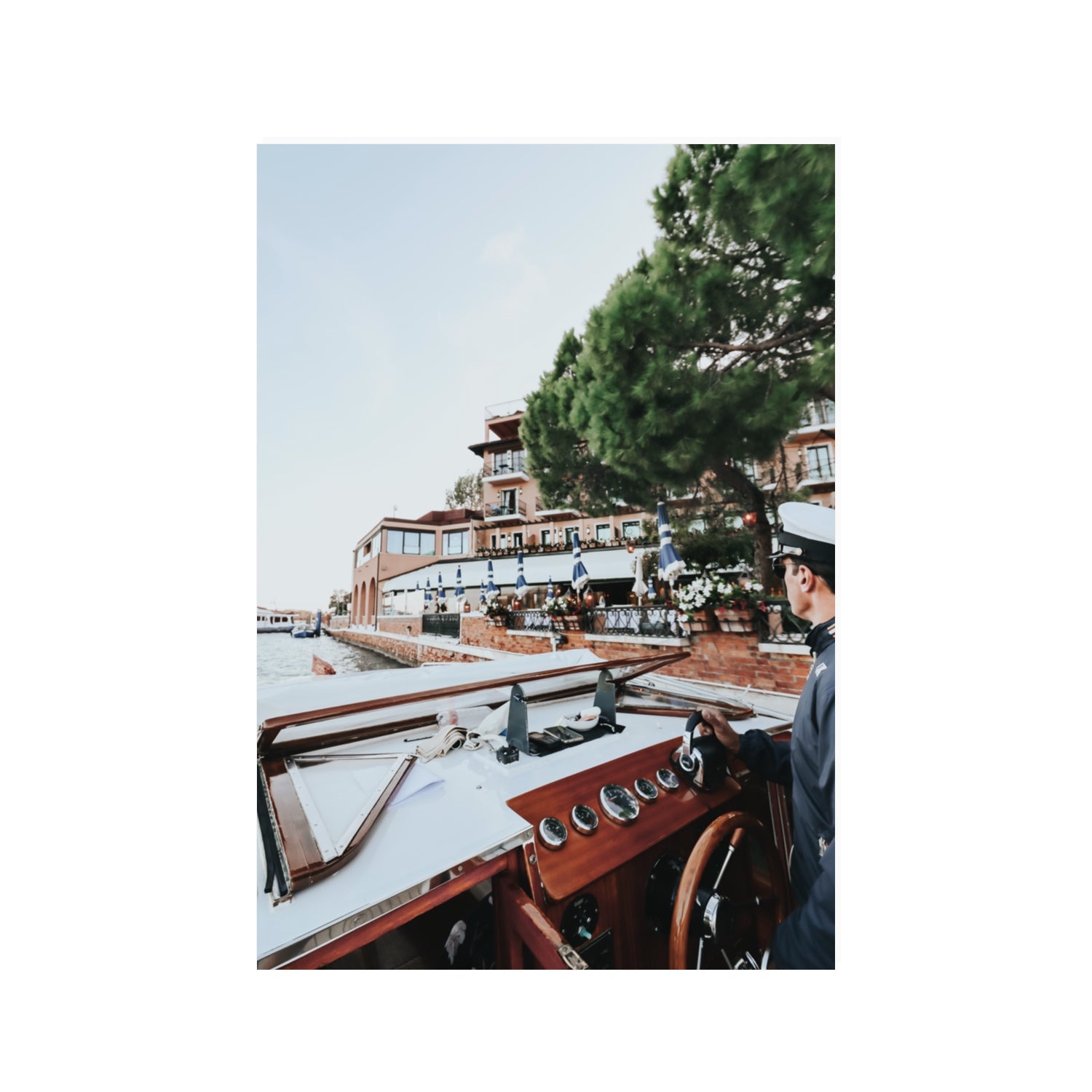 The Driver Venice Canal Italian wall art 100 x 70 cm unframed fine art print