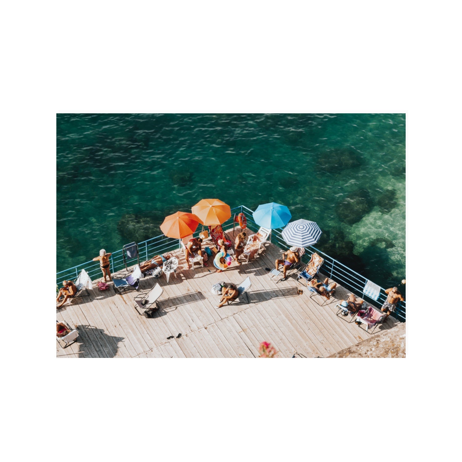 Il Dolce Far Niente Sorrento coastal wall art 100 x 70 cm unframed fine art print