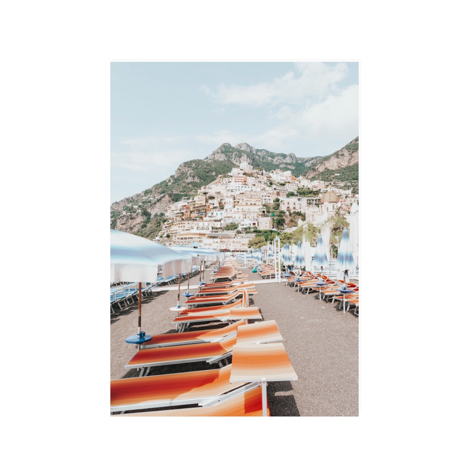 A Symphony of Colours fine art print, Positano, Italy, 100 x 70 cm, Unframed, Fine Art Print