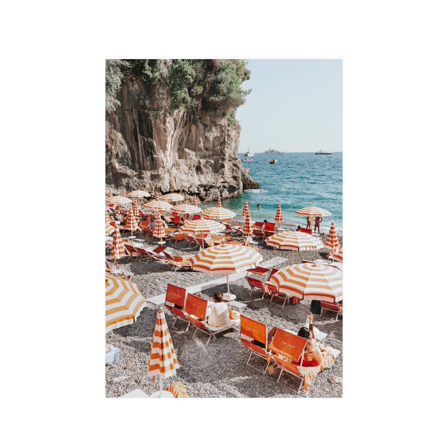 Tangerine Dream fine art print, Positano, Italy, 100 x 70 cm, Unframed, Fine Art Print