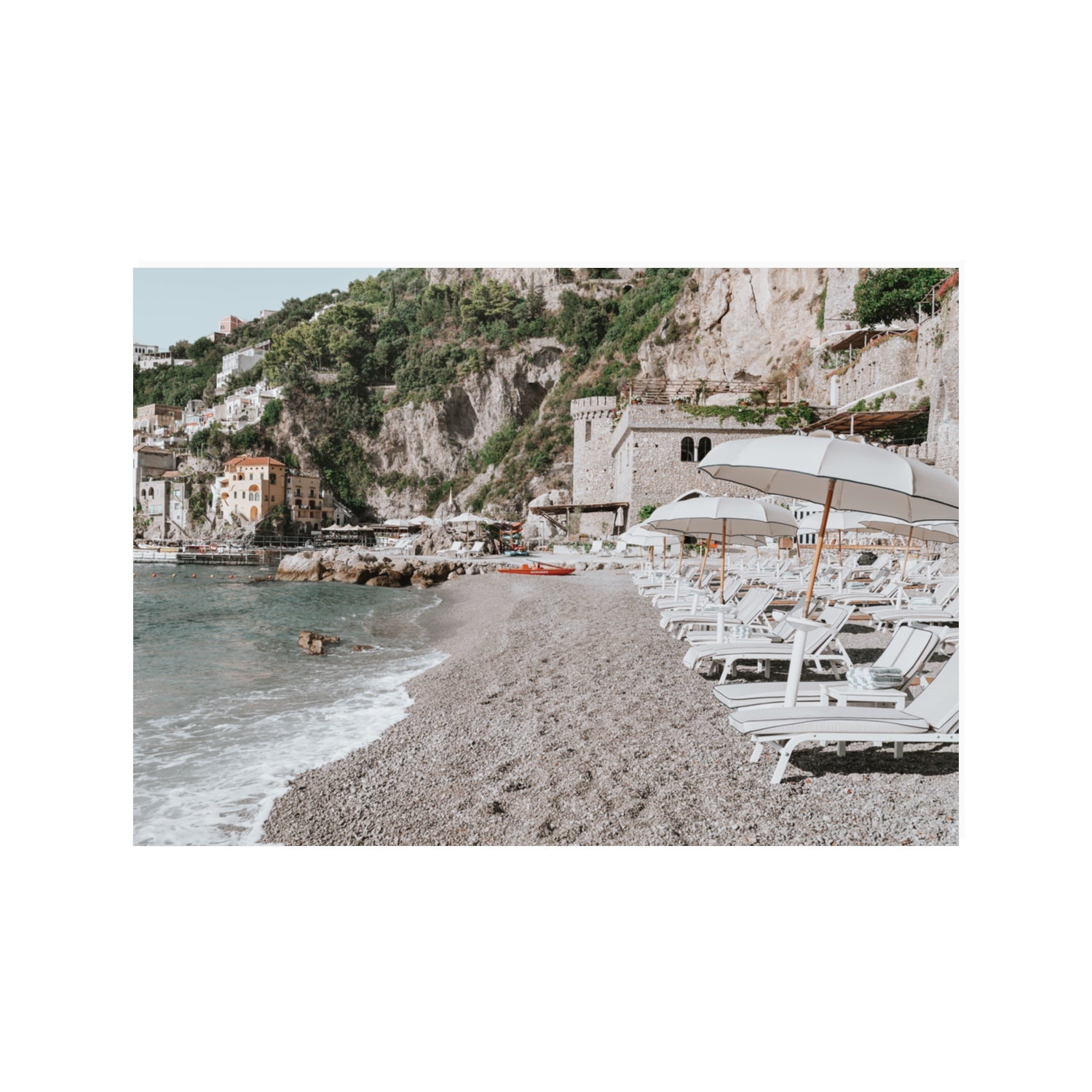 Borgo Santandrea fine art print, Amalfi, Italy, 100 x 70 cm, Unframed, Fine Art Print