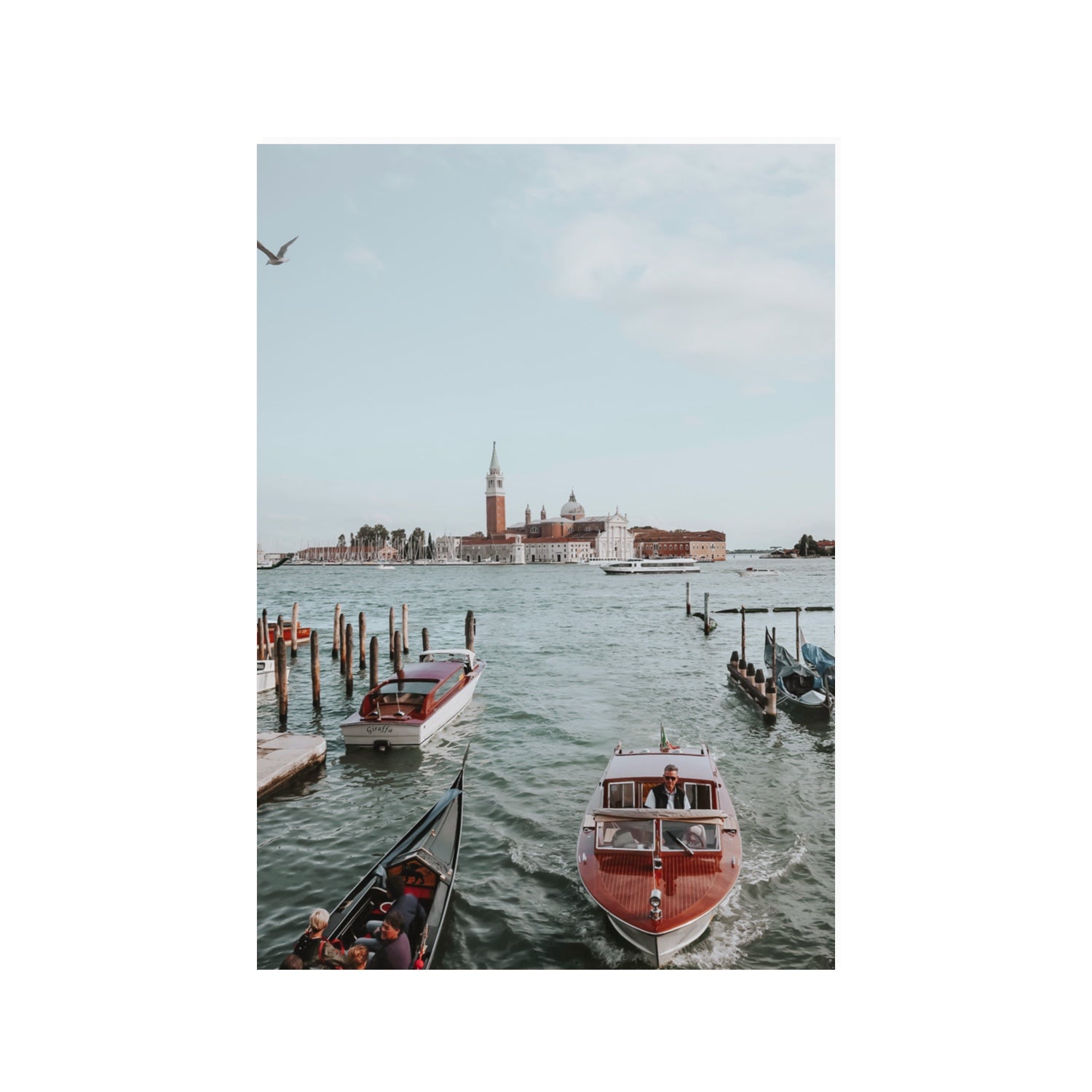 Galleggiante Venice Italian wall art 100 x 70 cm unframed fine art print
