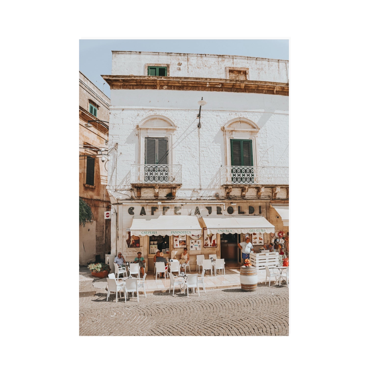 L'Ora di Pranzo Puglia L’Ora di Pranzo Italian art print A0 unframed fine art print