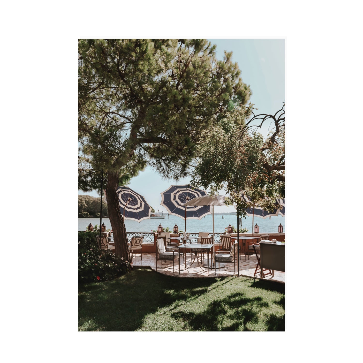Tranquil Gardens Venice Italian wall art A0 unframed fine art print
