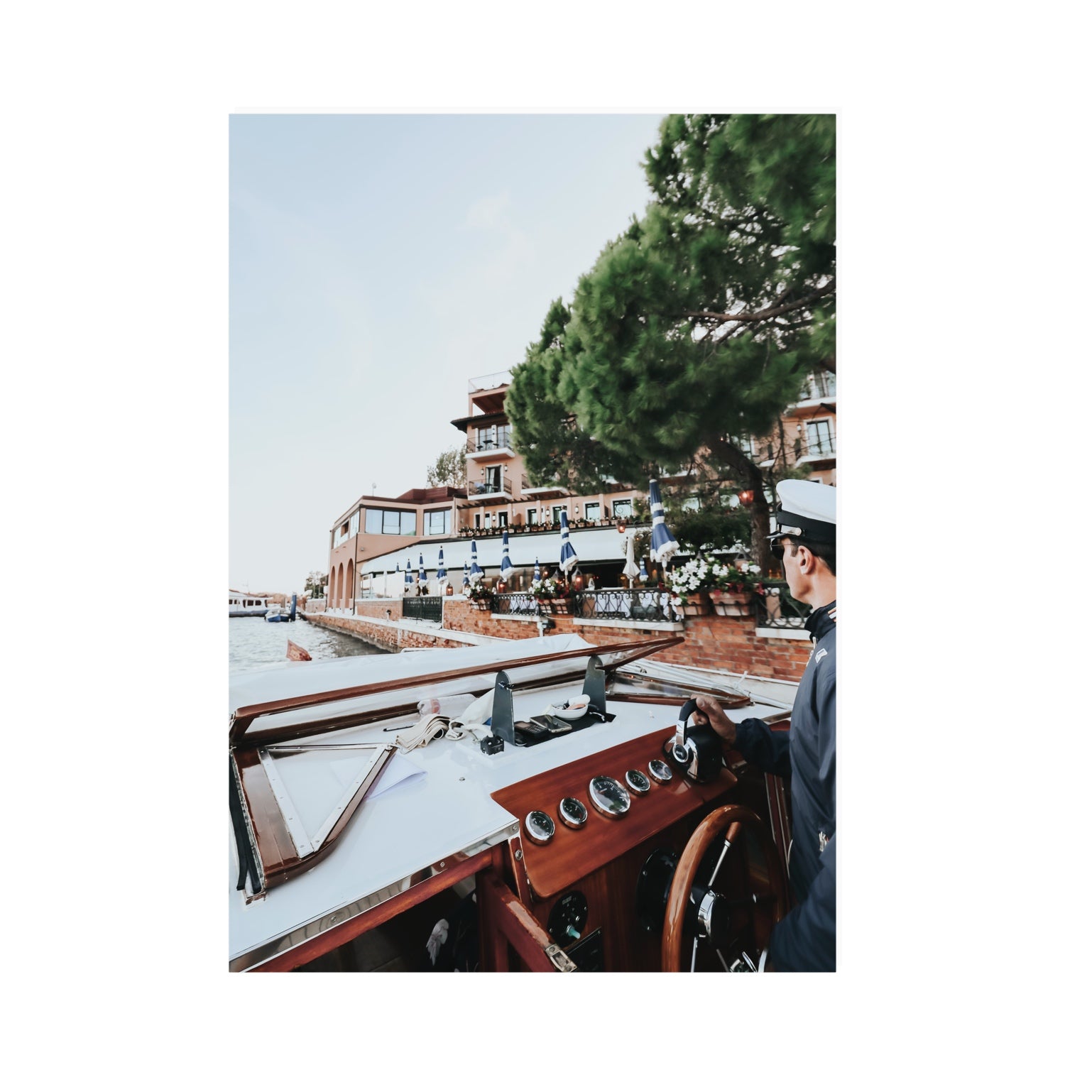The Driver Venice Canal Italian wall art A0 unframed fine art print