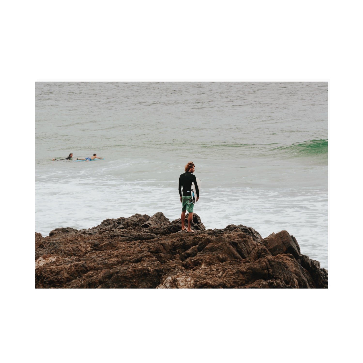 Let The Sea Set You Free Byron Bay Surf wall art A0 unframed fine art print
