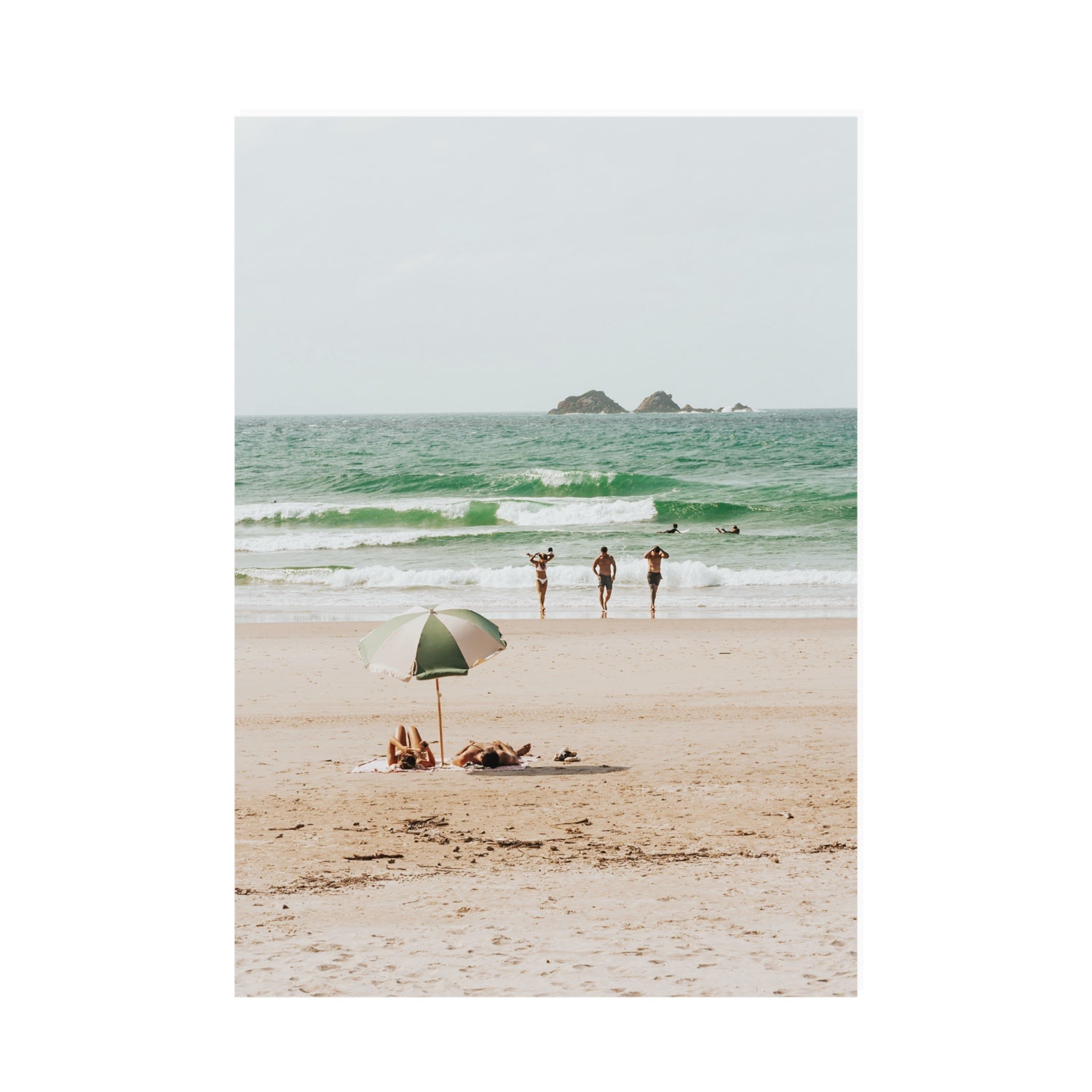 Escape The Ordinary Byron Bay coastal decor wall art A0 unframed fine art print