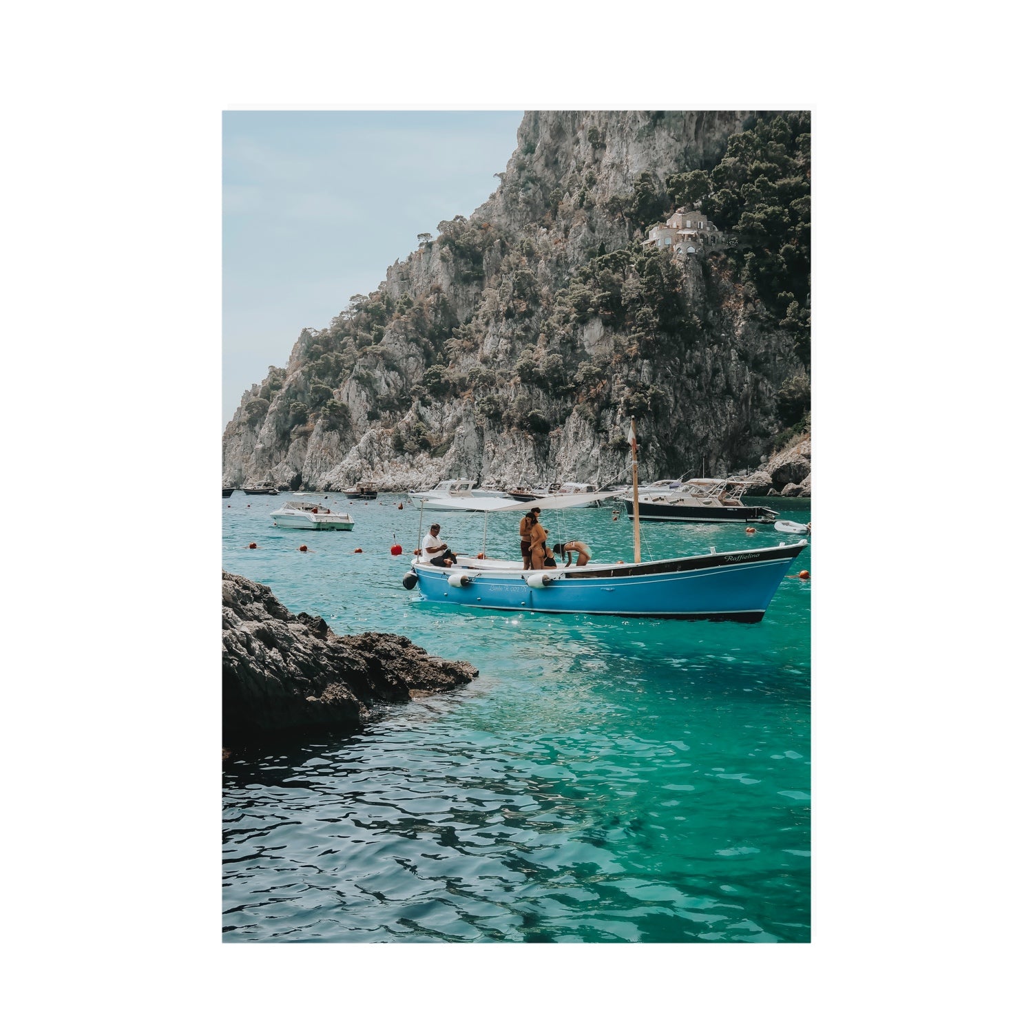 Emerald Escape fine art print, Capri, Italy, A0 · 118.9 cm x 84.1 cm, Unframed, Fine Art Print