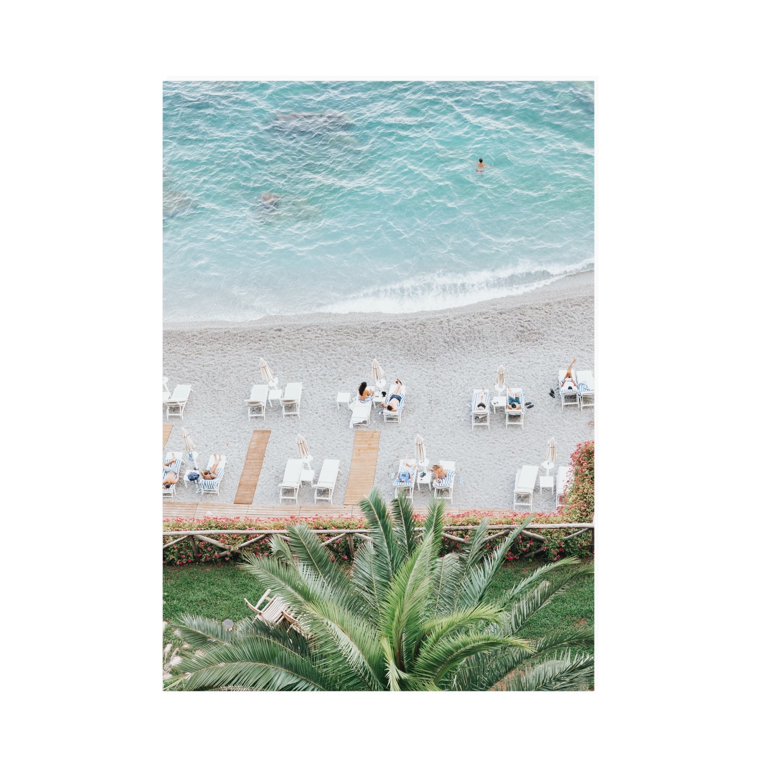 Paradiso Amalfi Mediterranean wall art A0 unframed fine art print