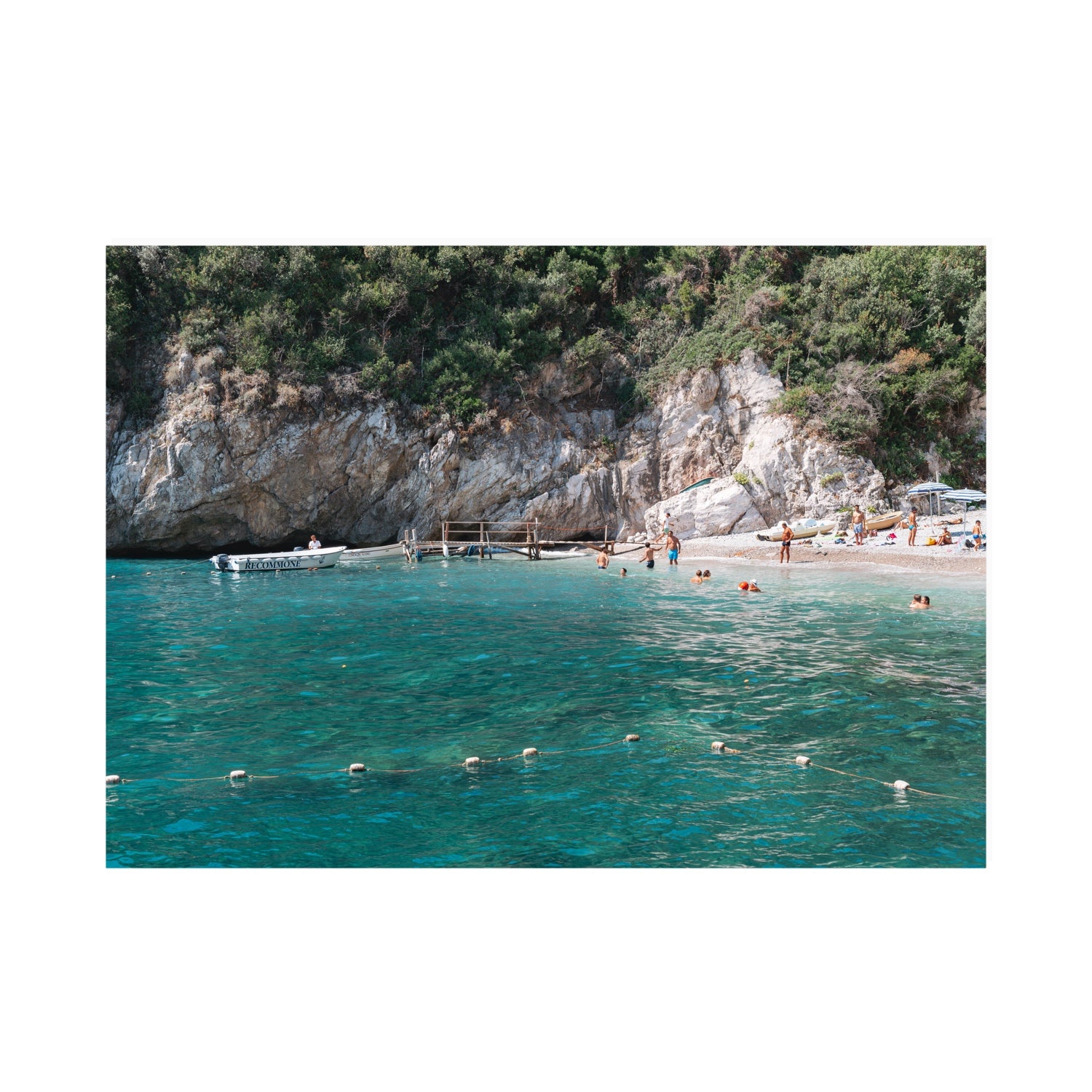Azure Abyss Nerano wall art A0 unframed fine art print
